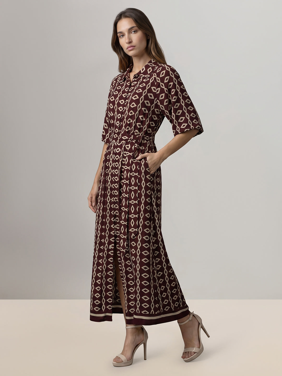 Floral Shirt Dress