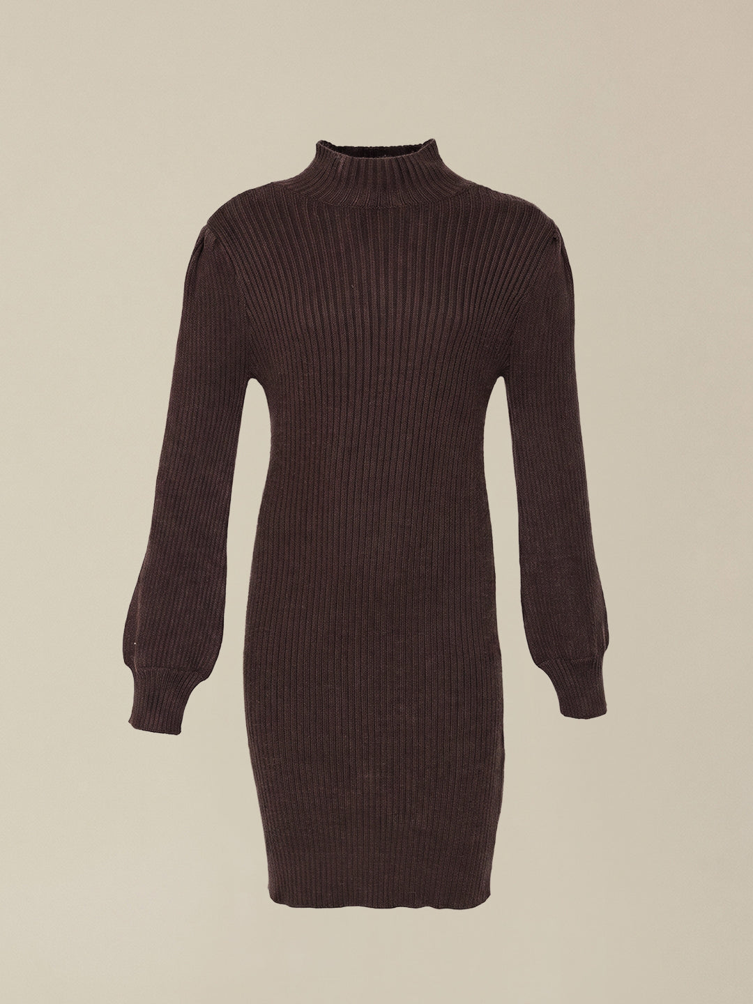 GIRLS High Neck Knitted Dress