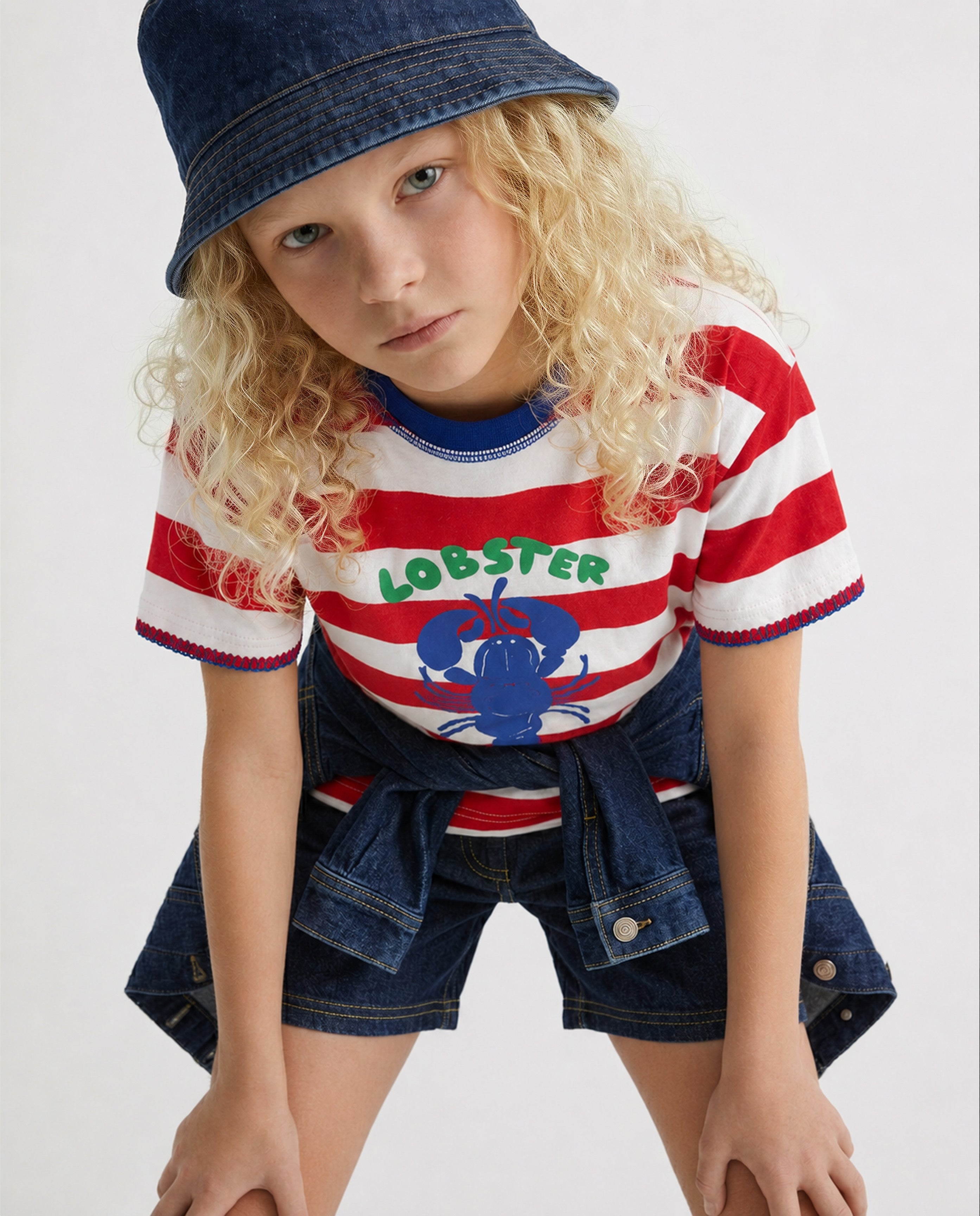 GIRLS Red Lobster Print T-shirt
