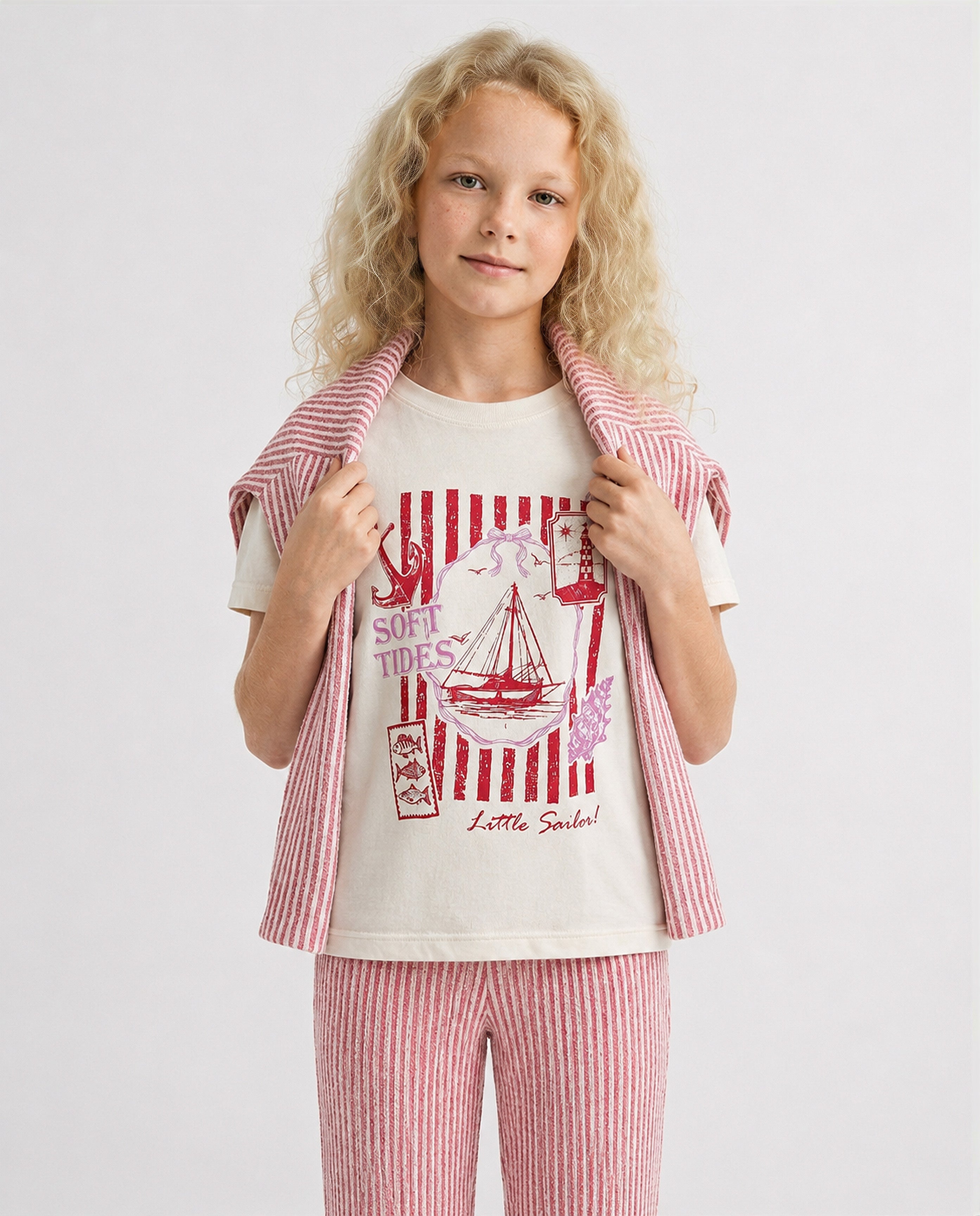 GIRLS Printed Cotton T-shirt