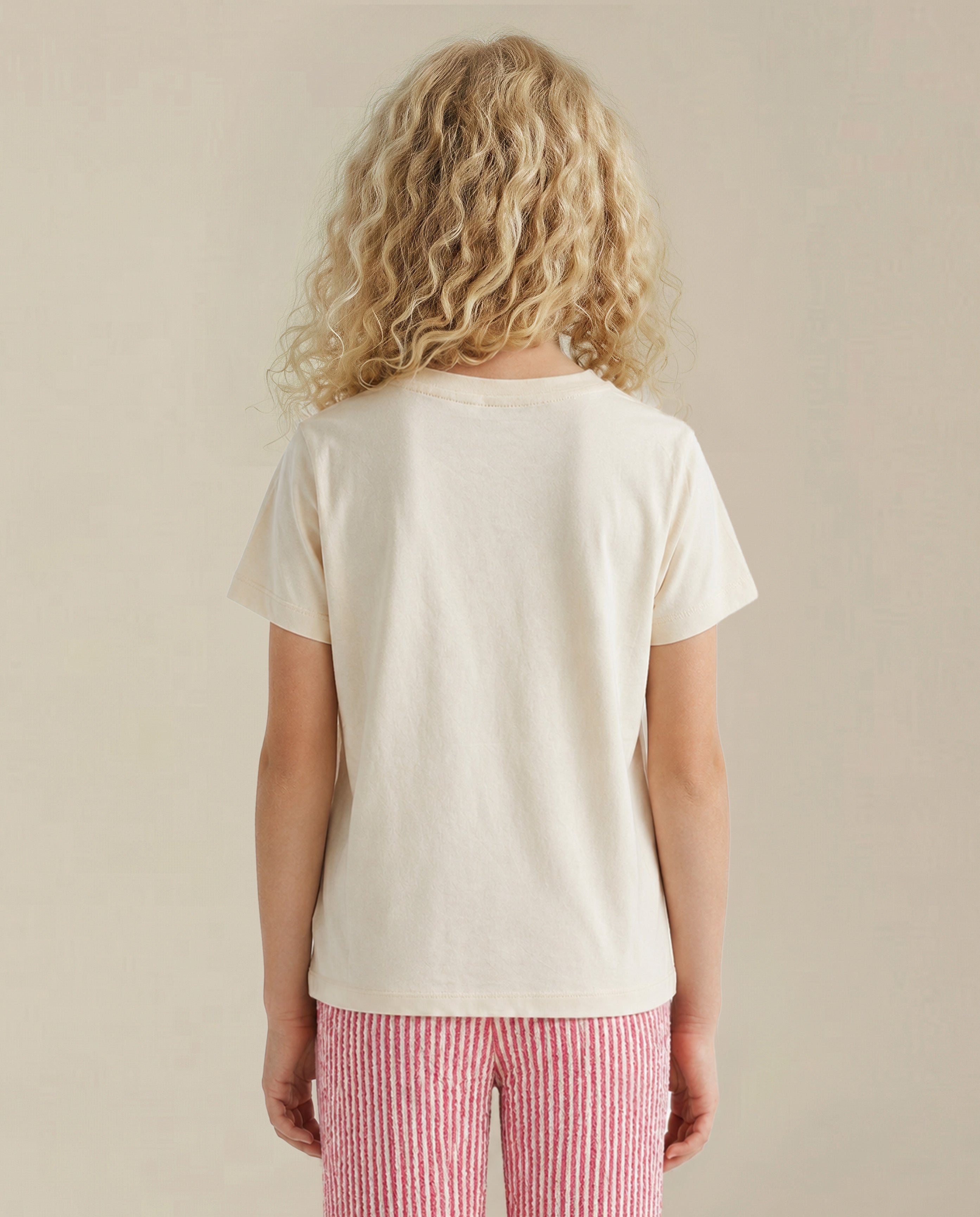 GIRLS Printed Cotton T-shirt