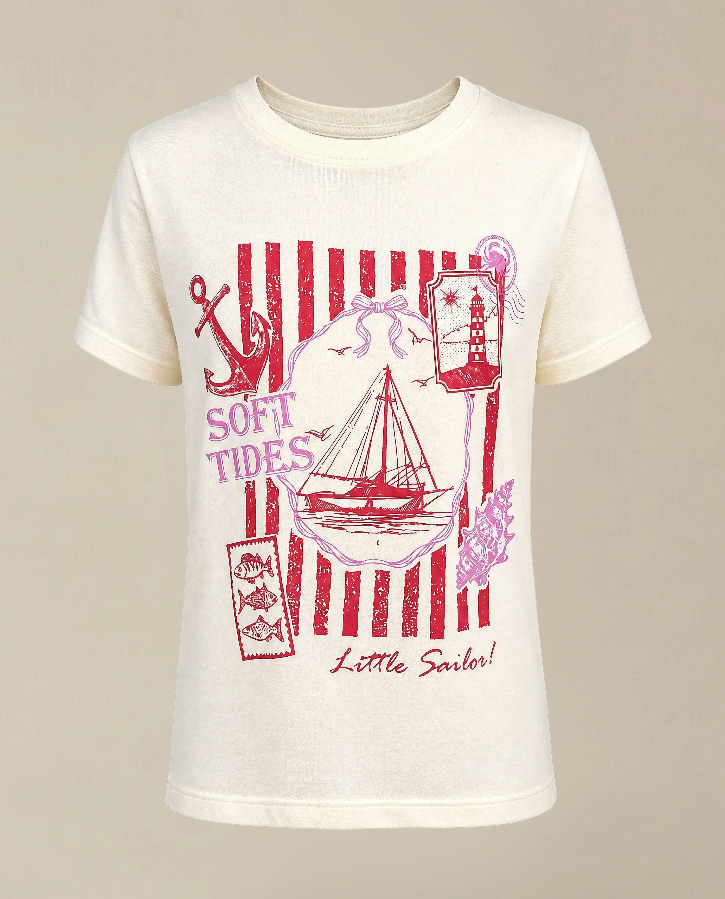 GIRLS Printed Cotton T-shirt