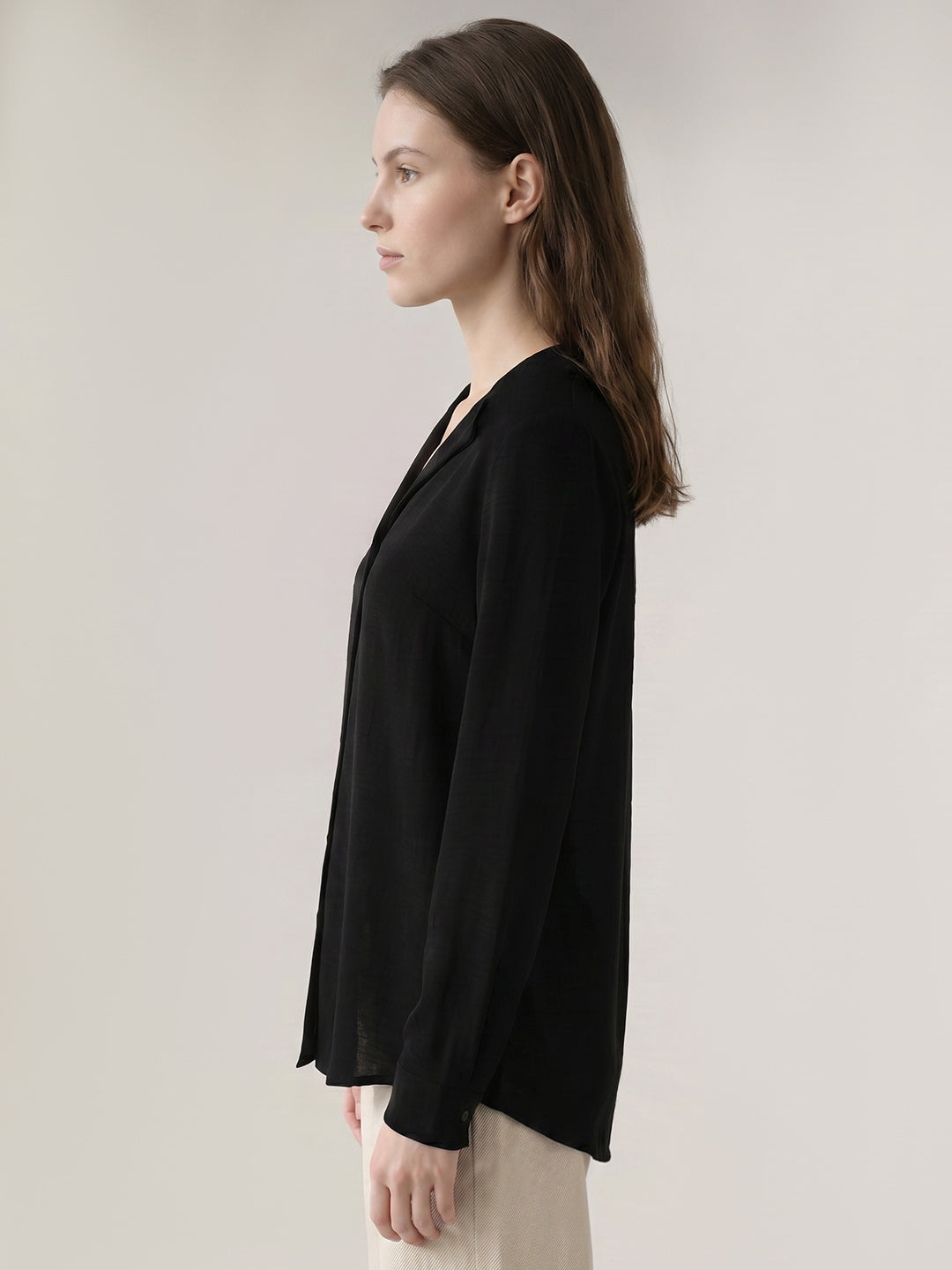 Black Regular Fit Top