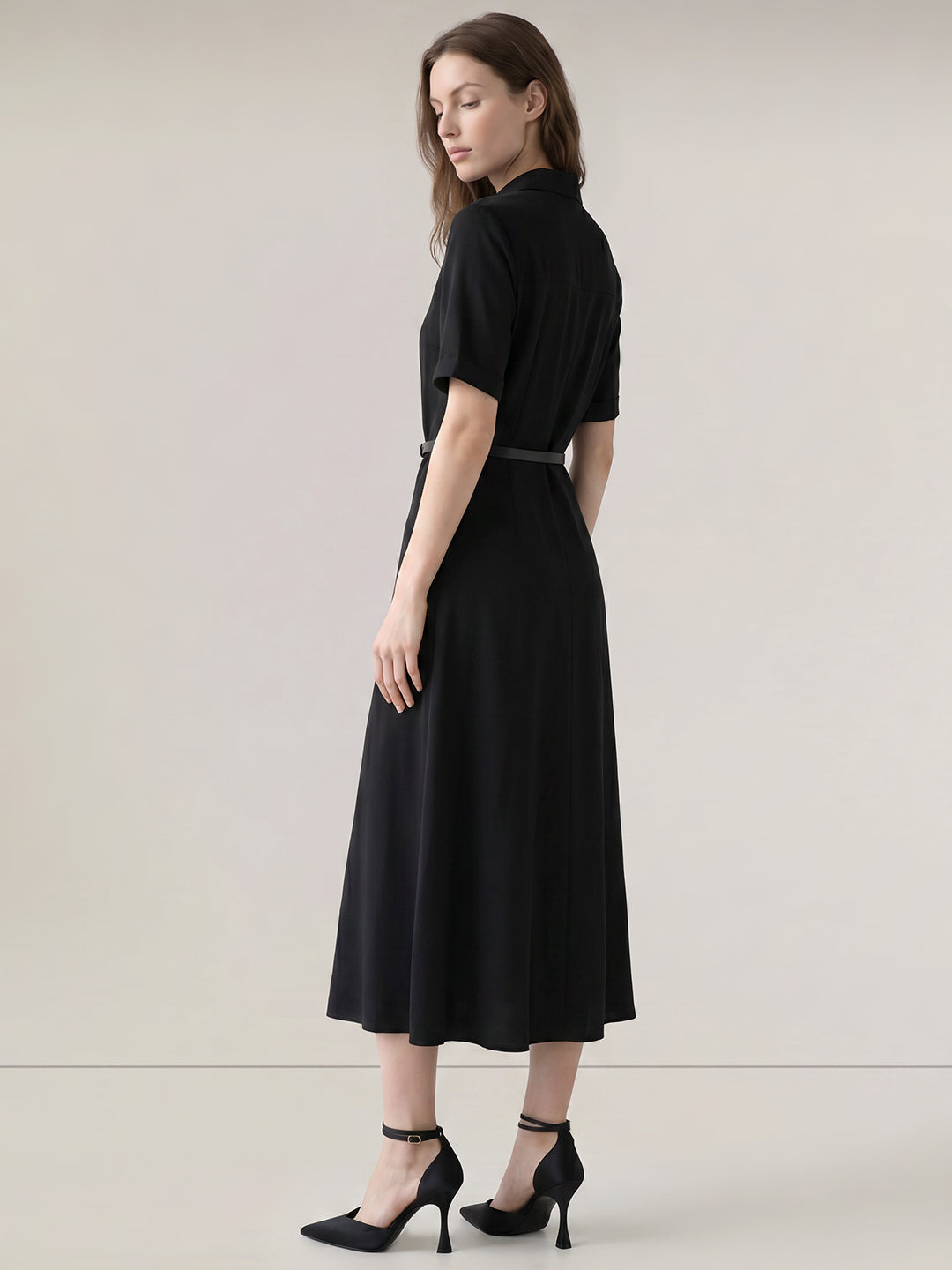 Black Shirt Dress
