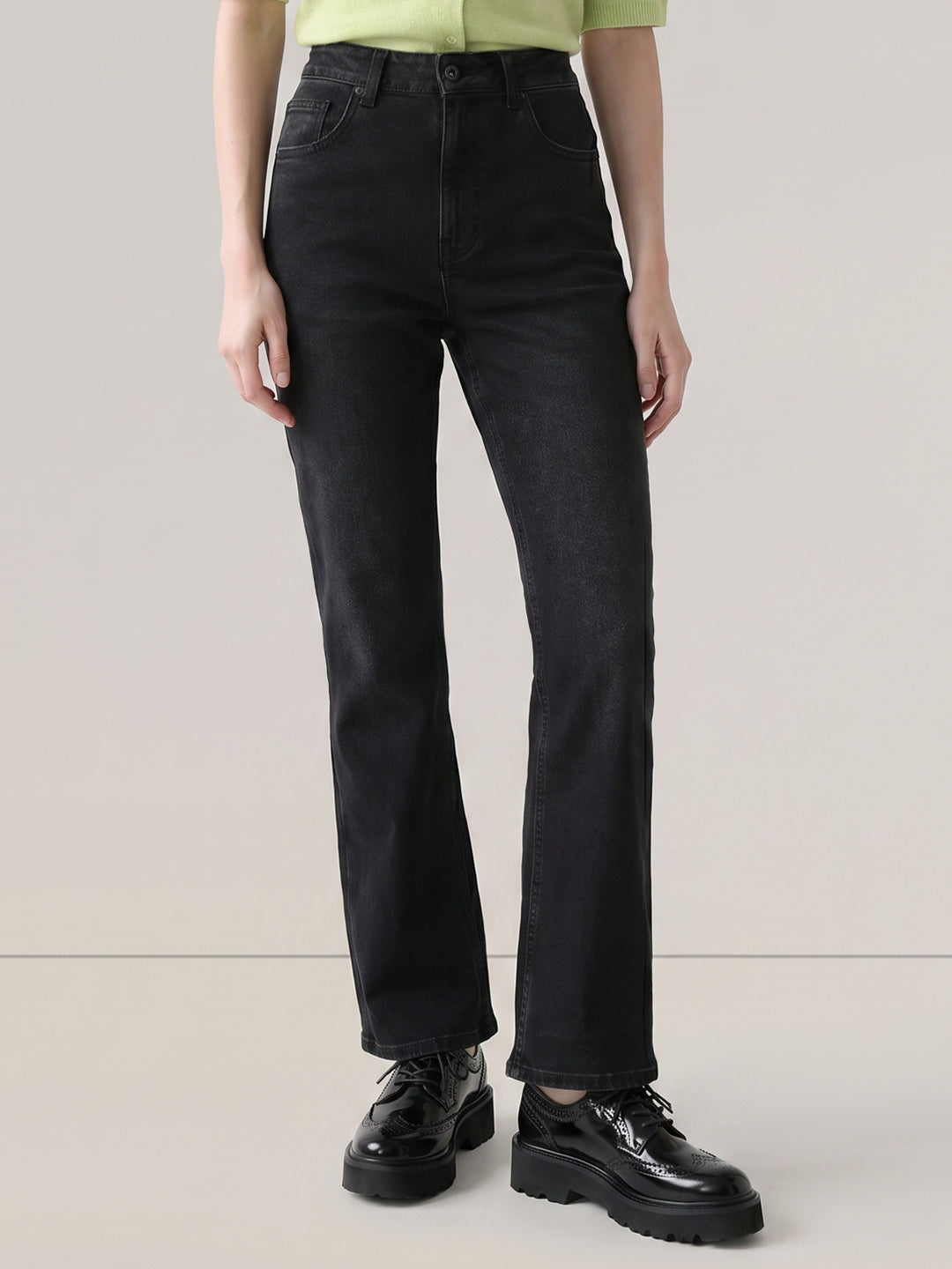 Black Flared Jeans