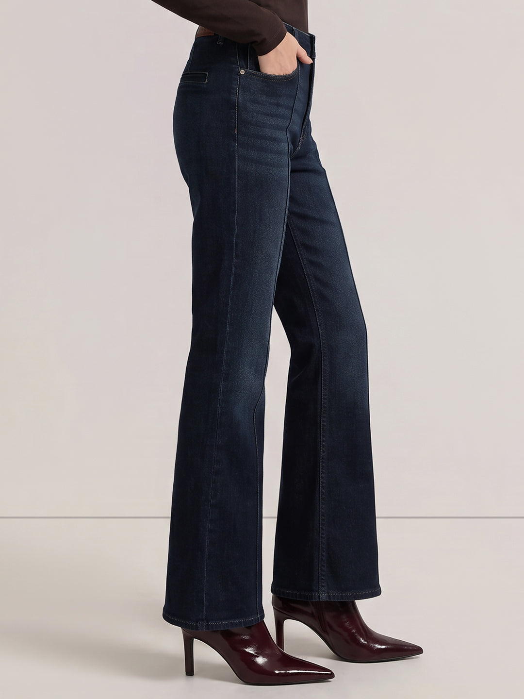 Dark Blue Bootcut Jeans