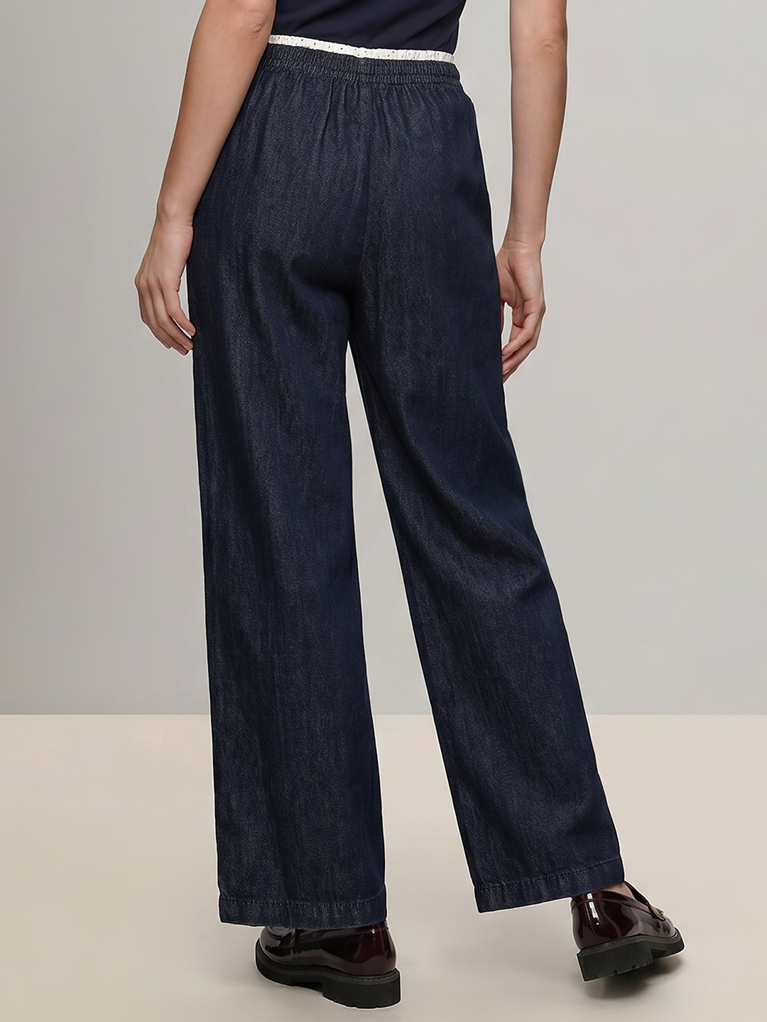 Dark Blue Denim Pants