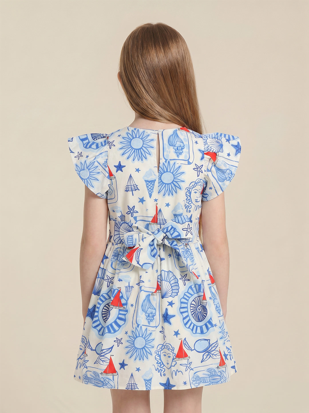 GIRLS White Floral Dress