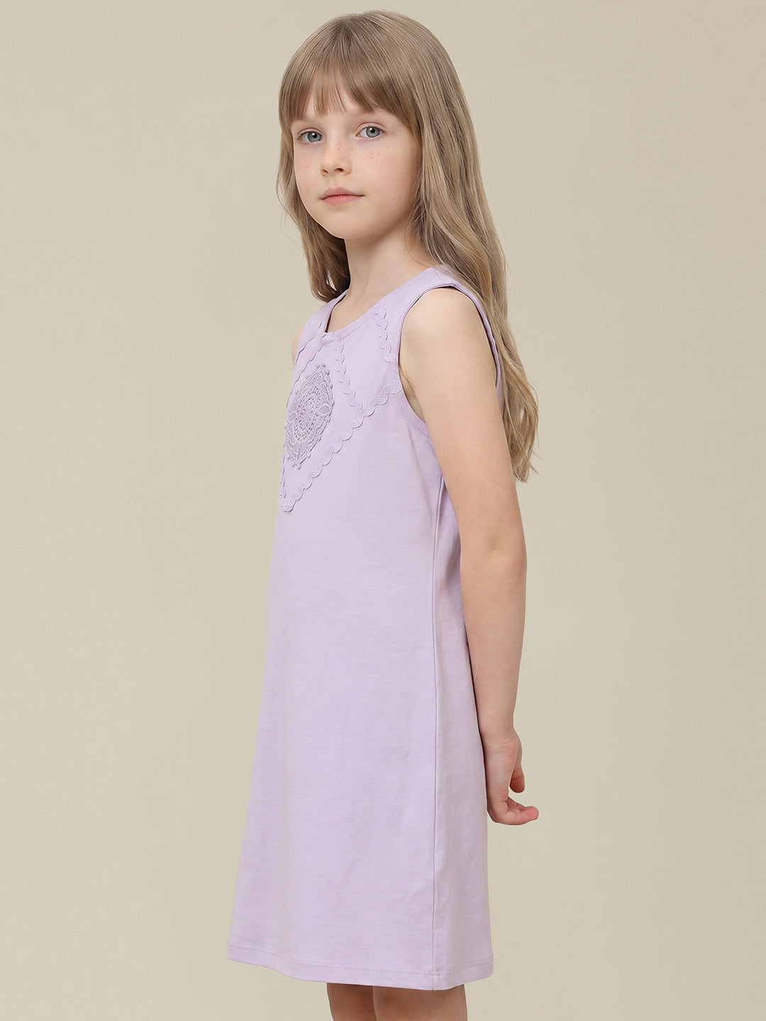 GIRLS Lilac Sleeveless Dress