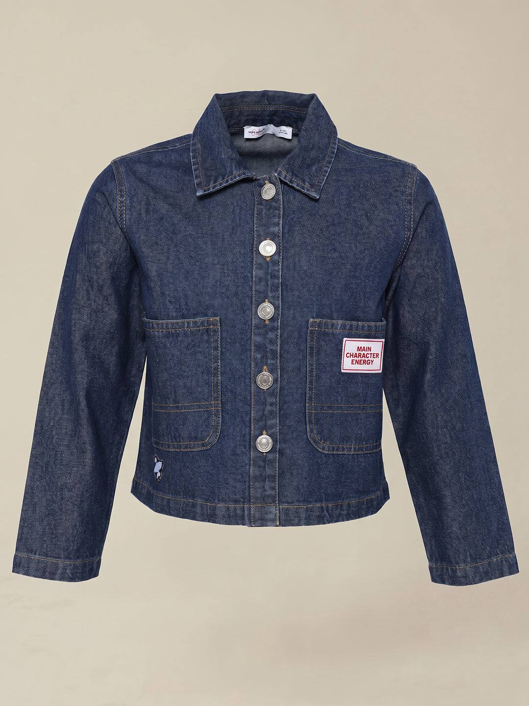 GIRLS Dark Blue Denim Jacket