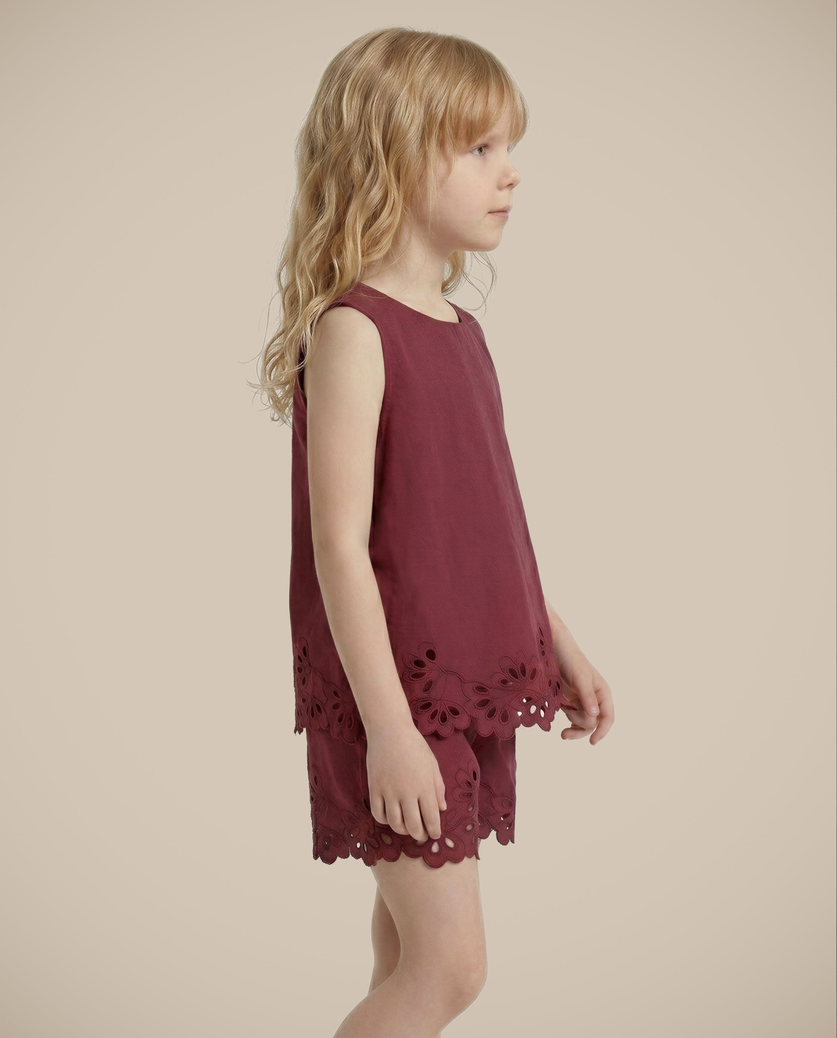 GIRLS Cotton Lace Top
