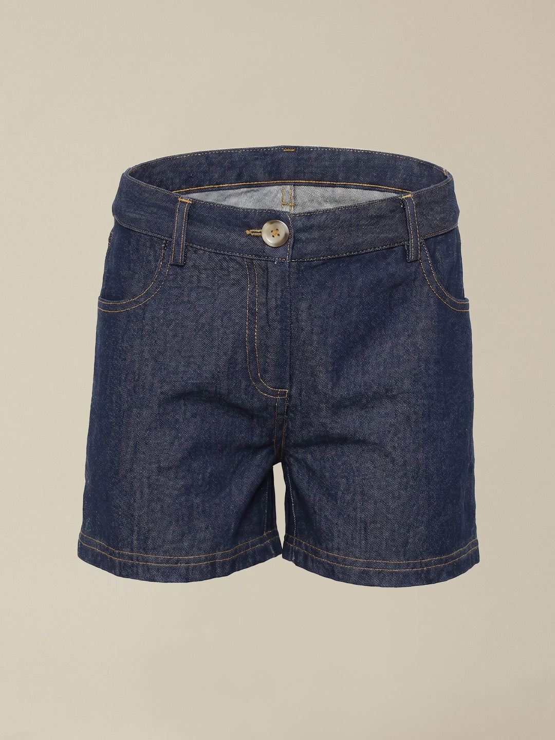 GIRLS Dark Blue Denim Shorts