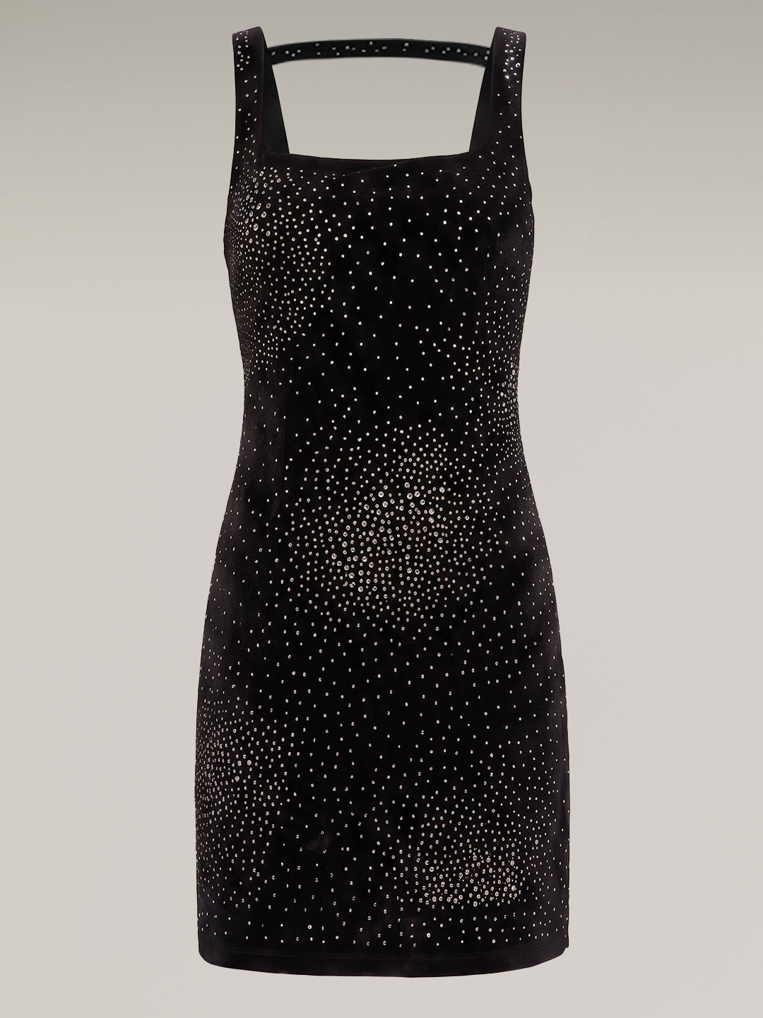 Black Embellished Mini Dress