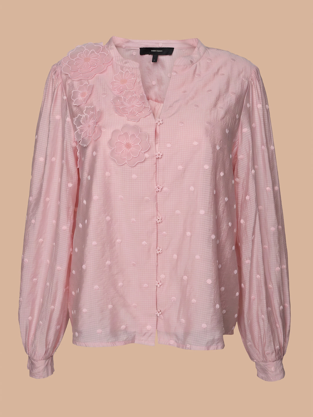 Pink Textured Top