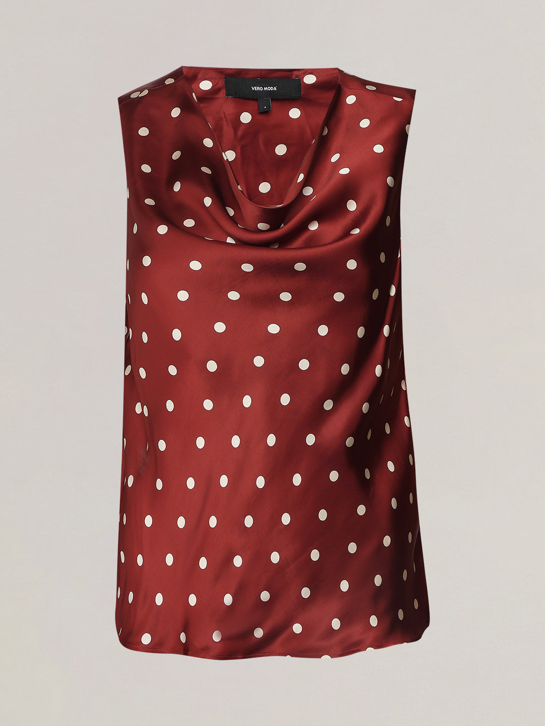 Brown Polka Dot Top