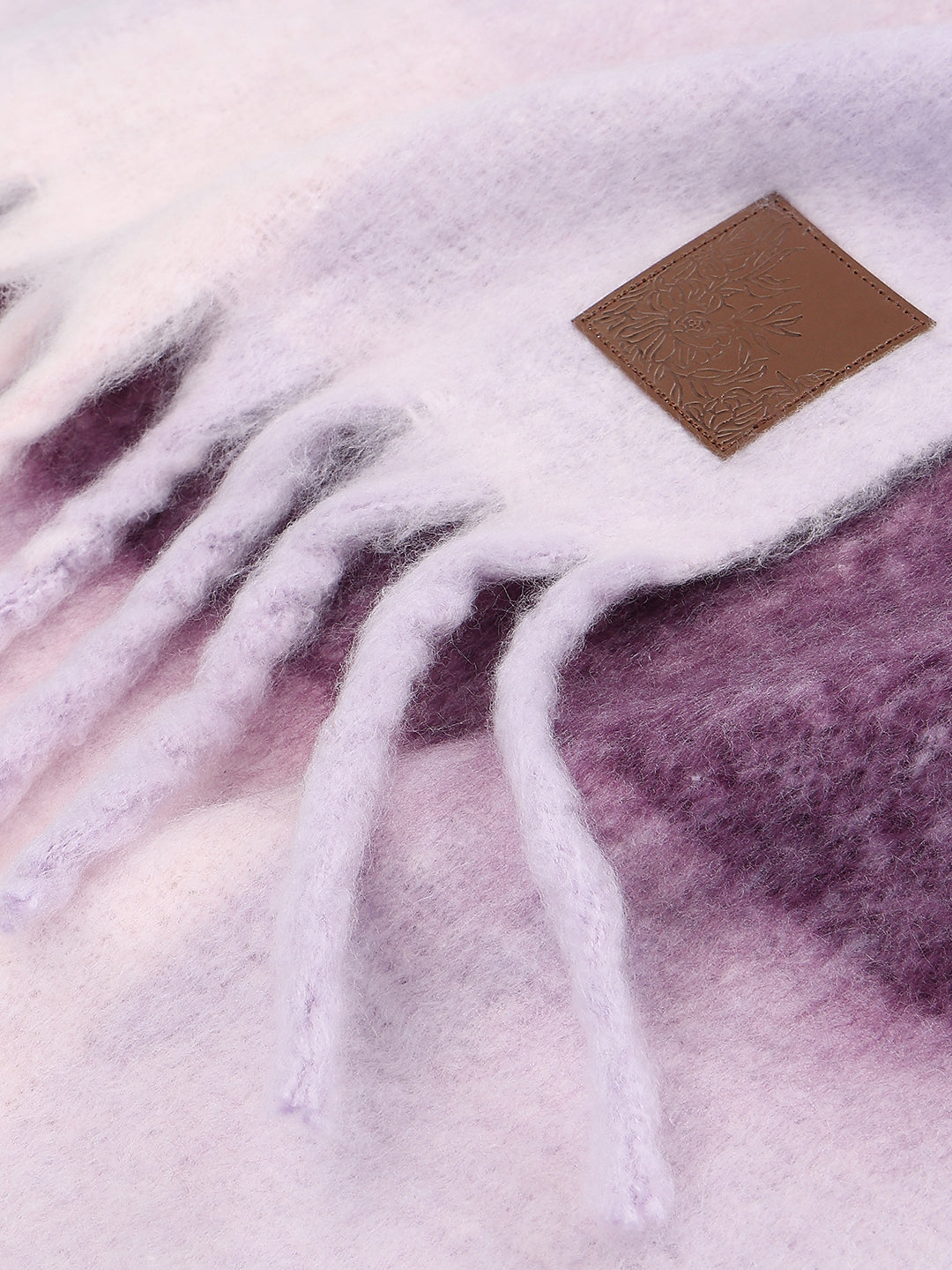 Lilac Printed Long Scarf