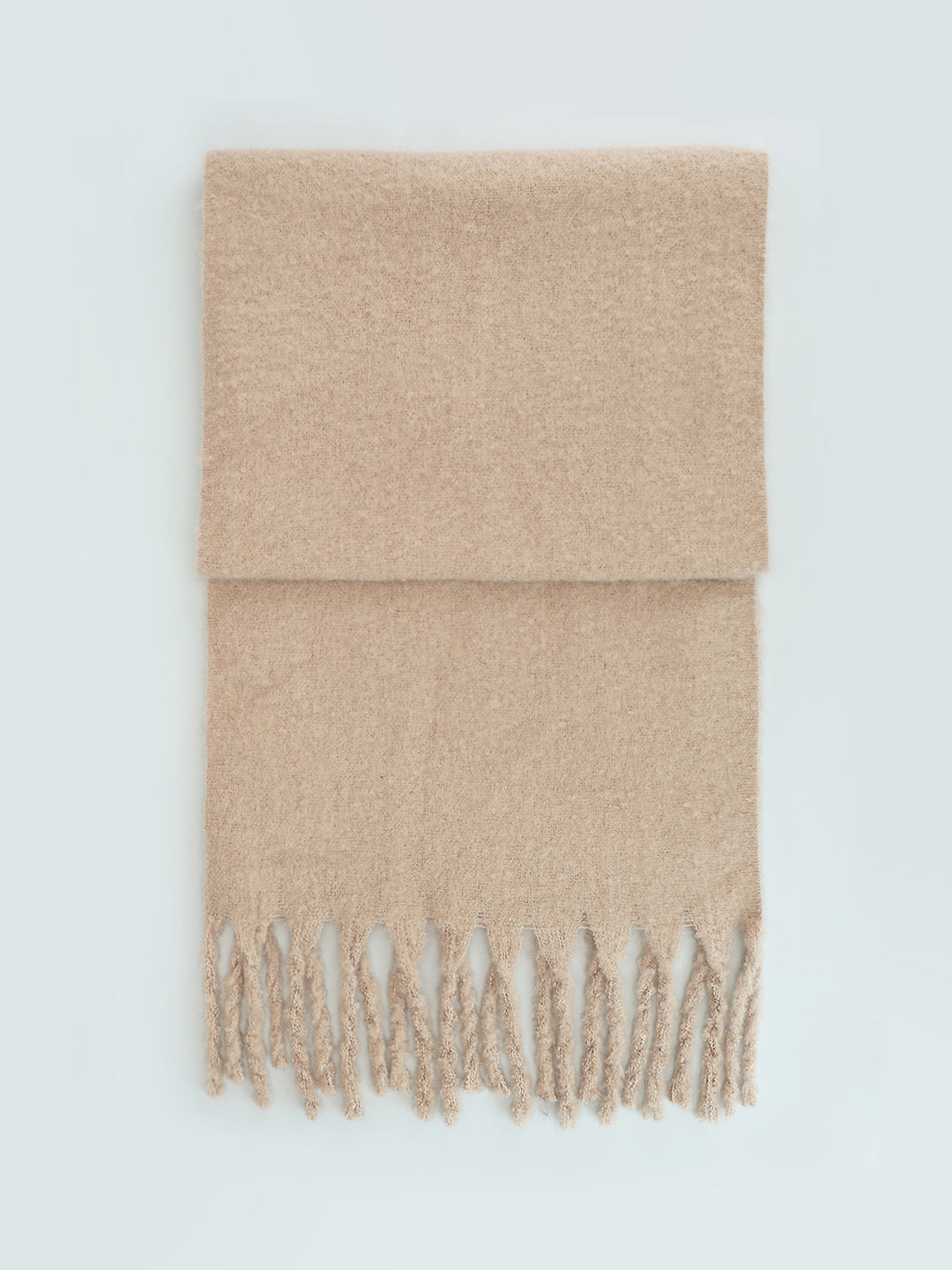 Beige Long Scarf