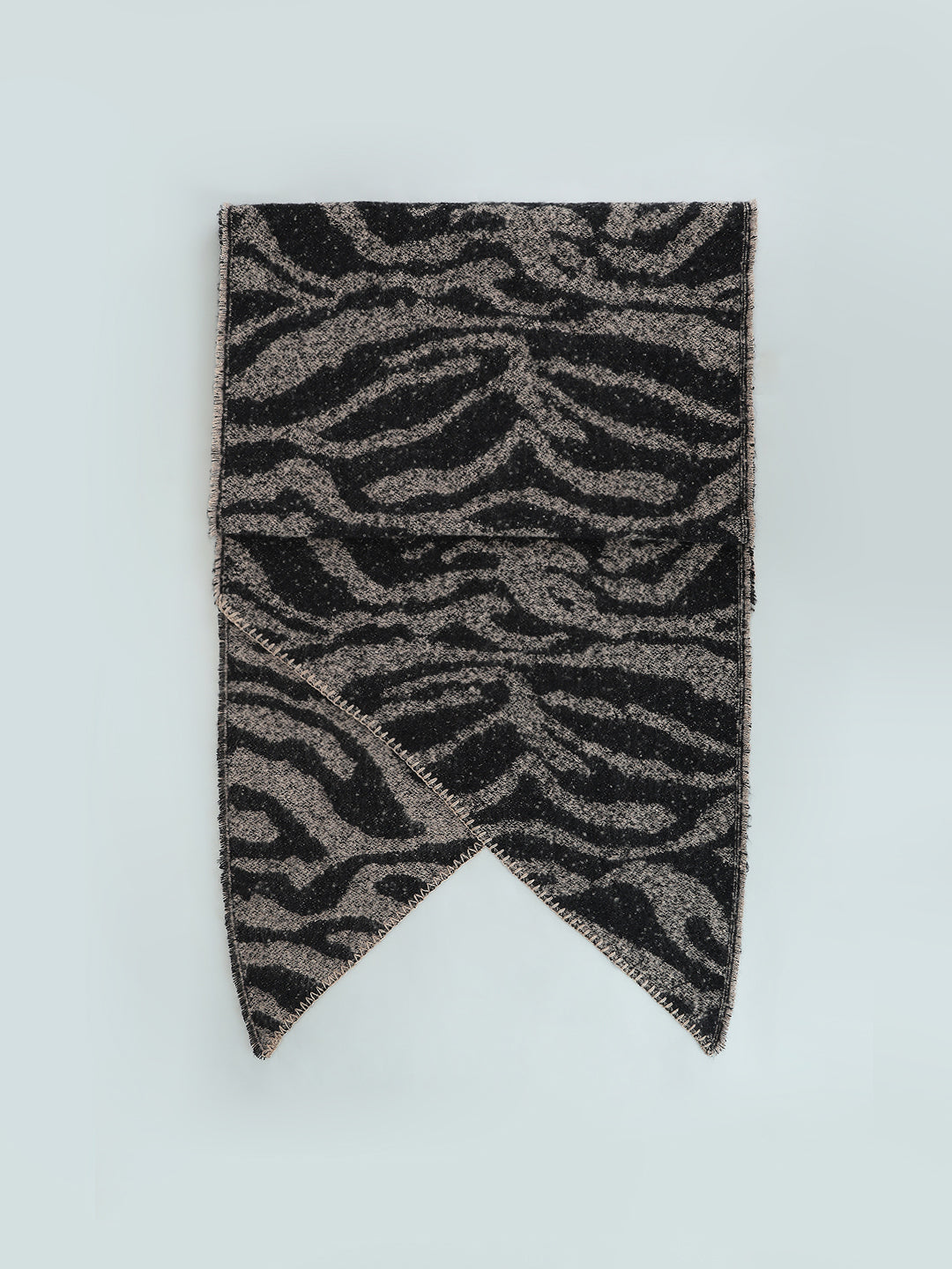 Animal Print Long Scarf