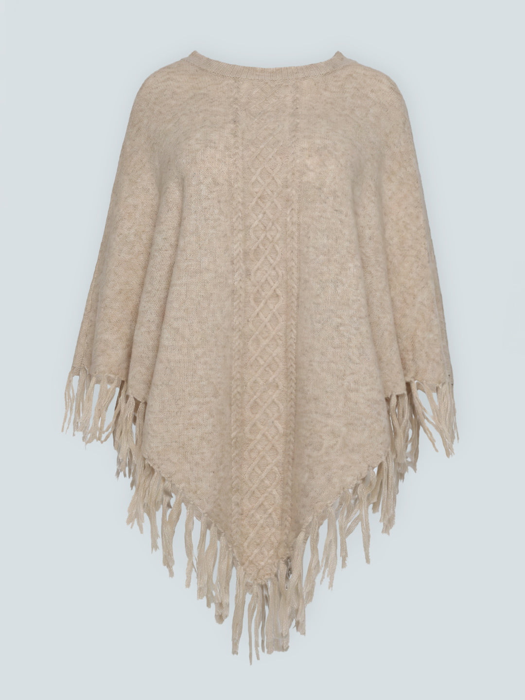 Beige Poncho