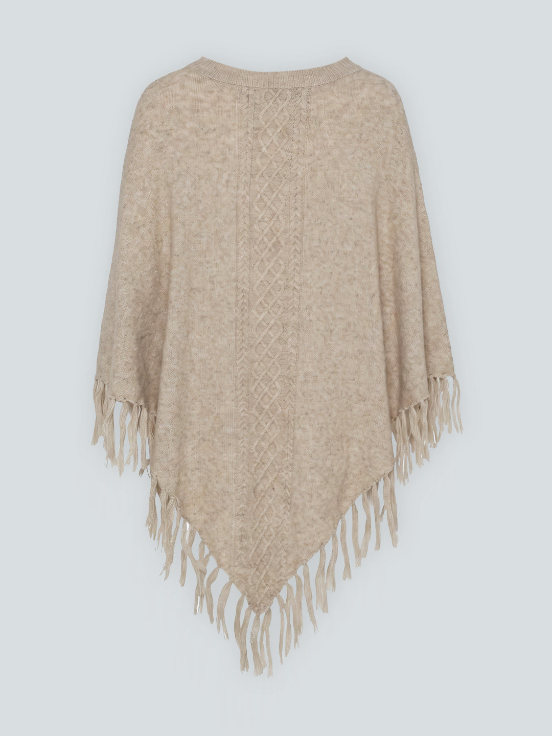 Beige Poncho