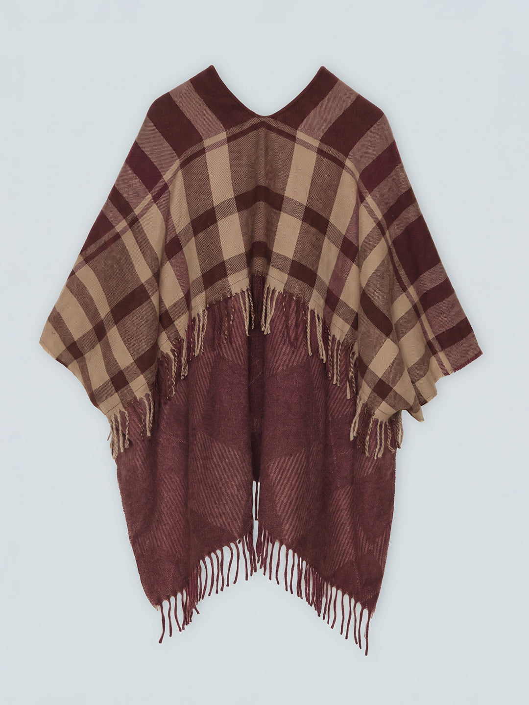 Check Print Poncho