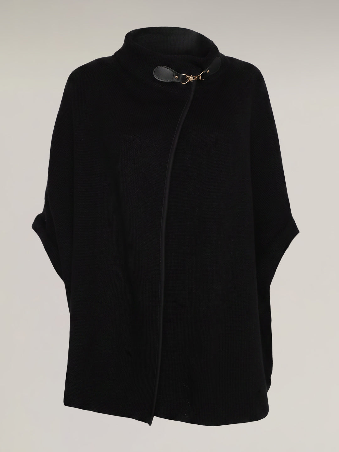Black Knitted Cape
