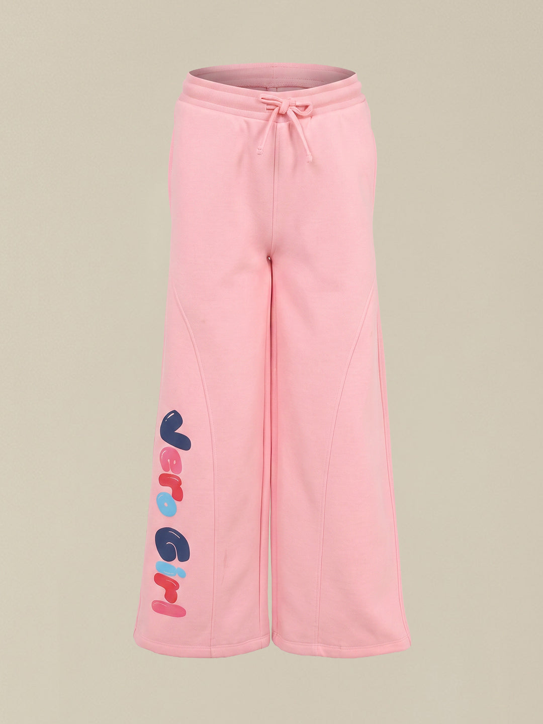 GIRLS Pink Printed Sweatpants