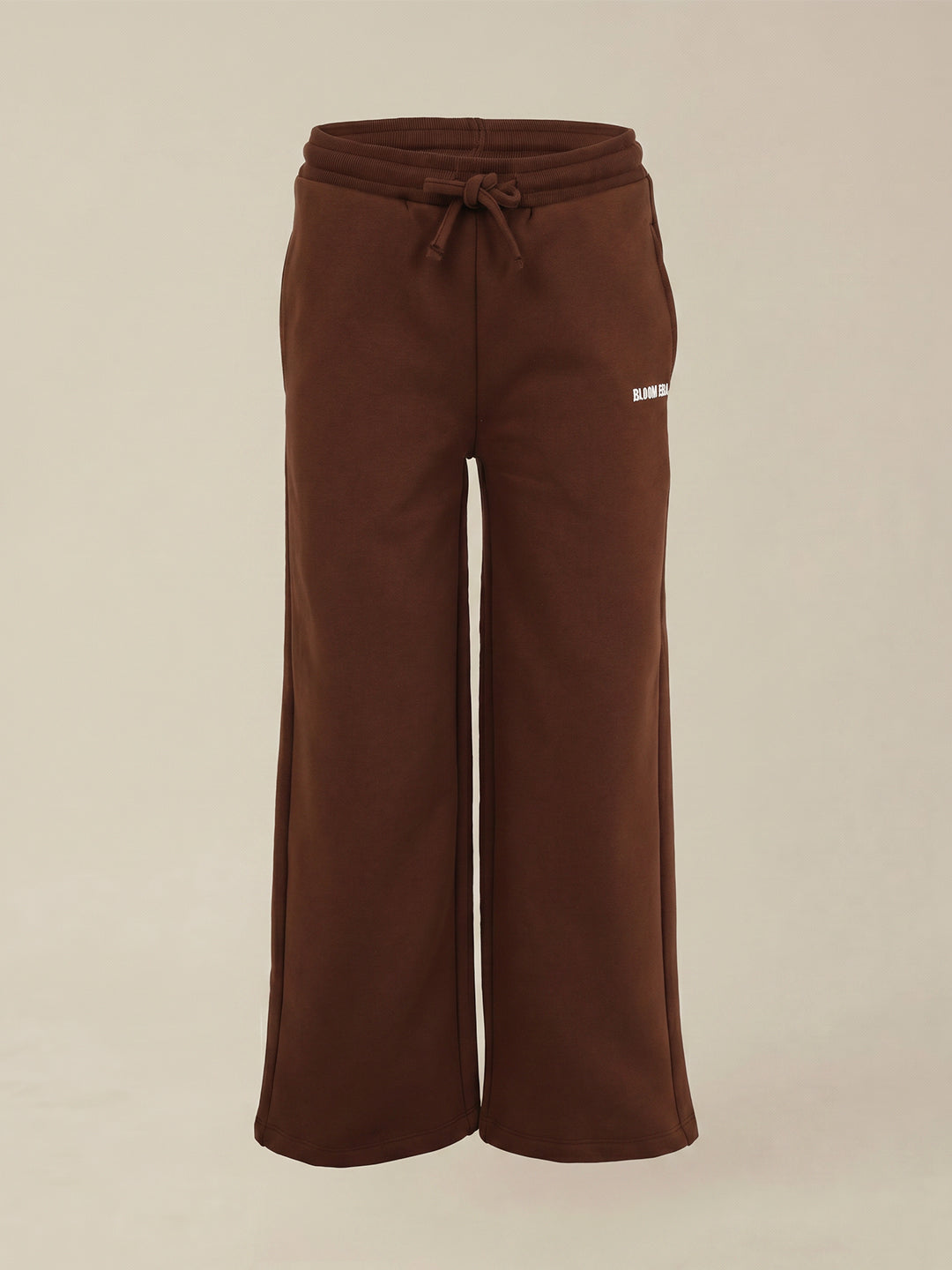 GIRLS Brown Floral Sweatpants