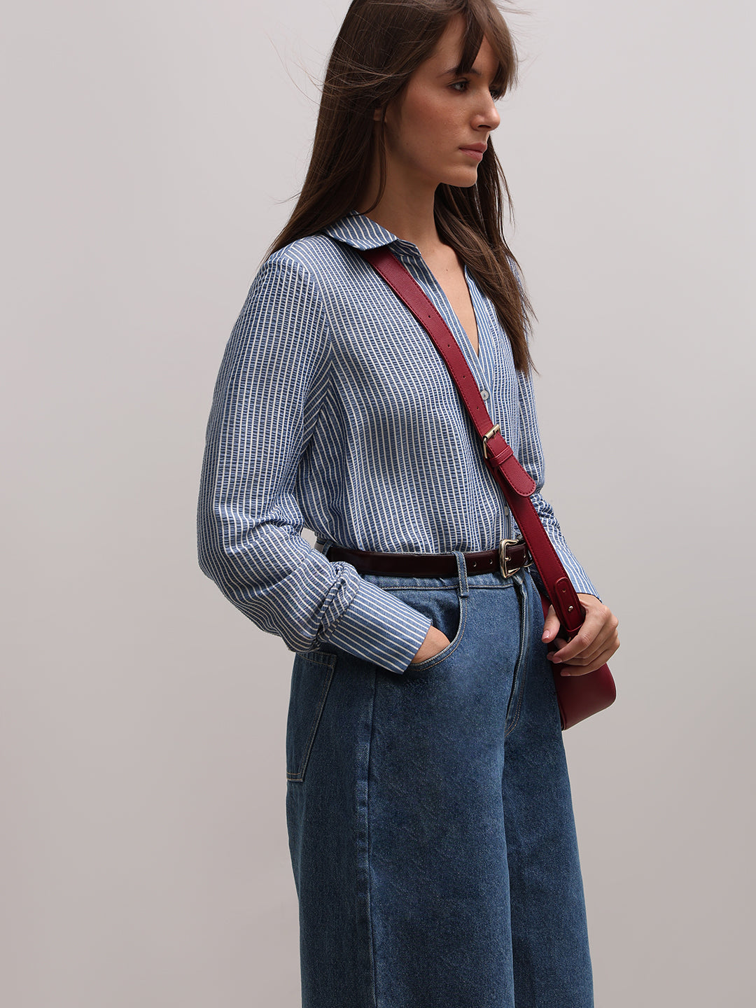 Blue Striped Shirt