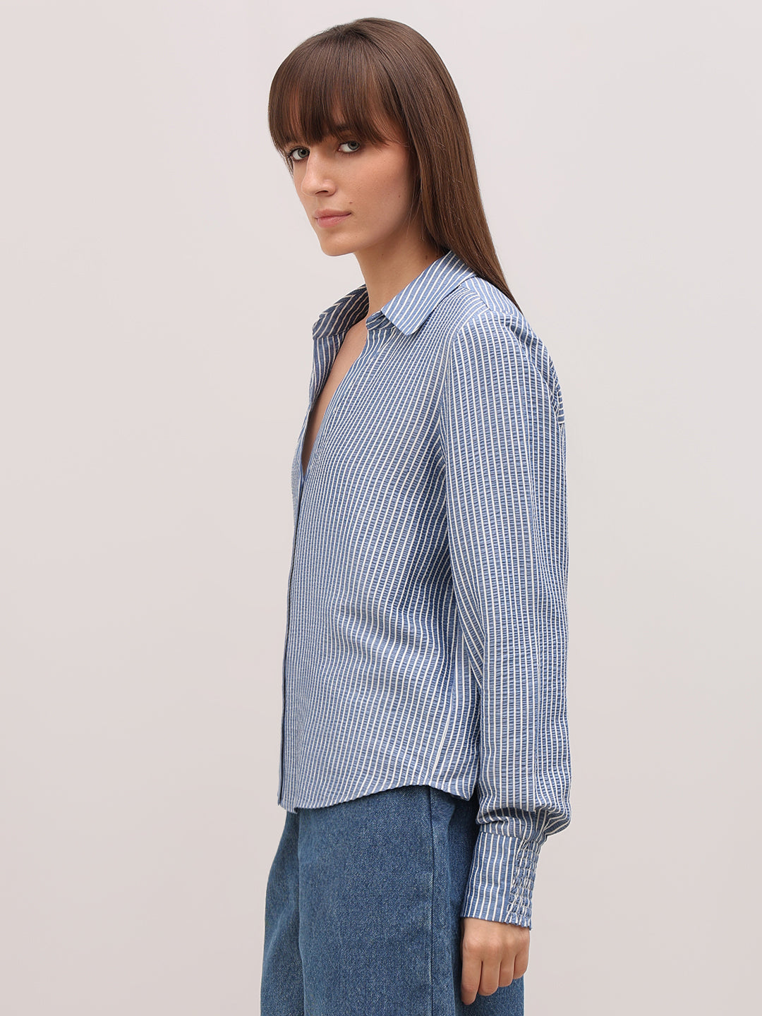 Blue Striped Shirt