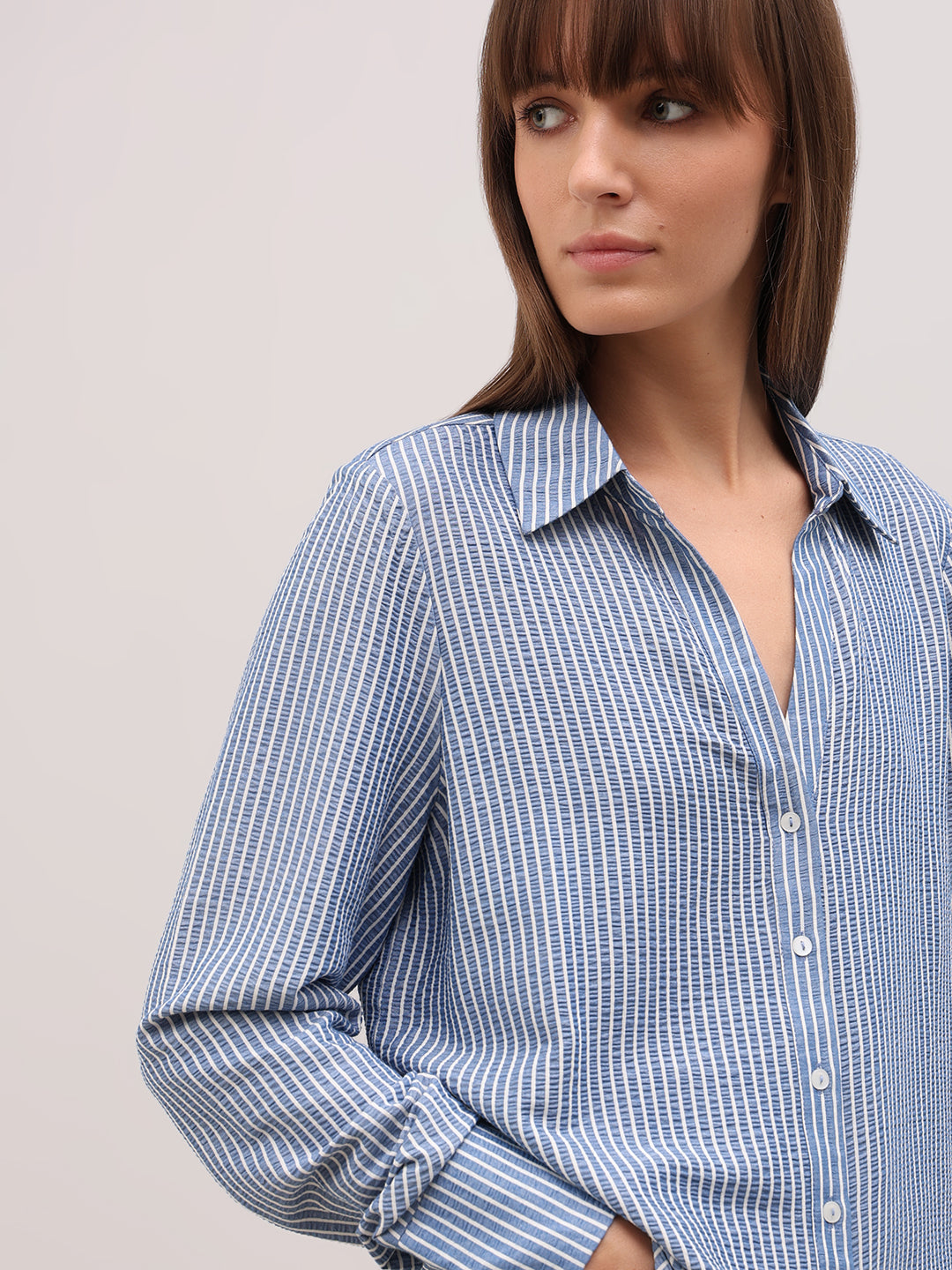 Blue Striped Shirt