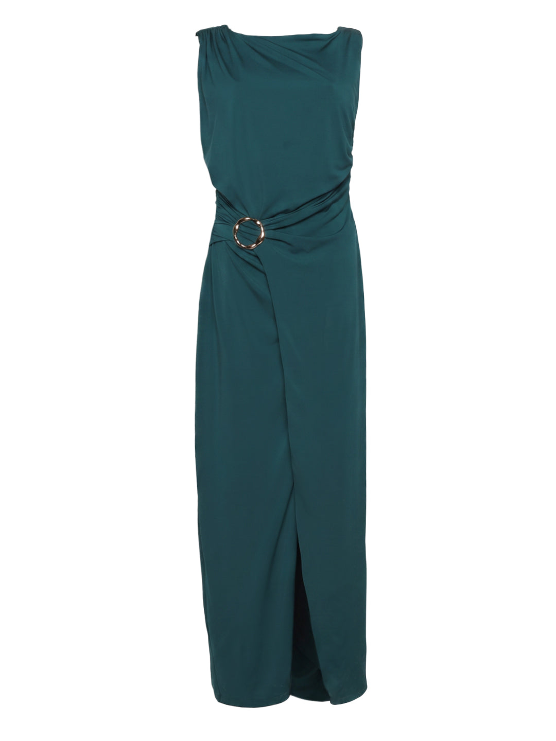 Green Sleeveless Maxi Dress