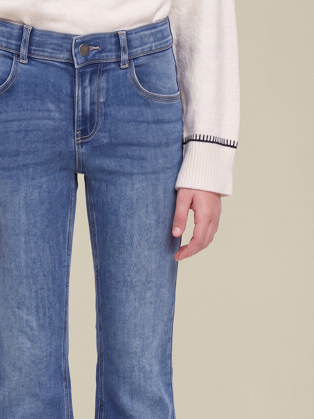 GIRLS Blue Flared Jeans