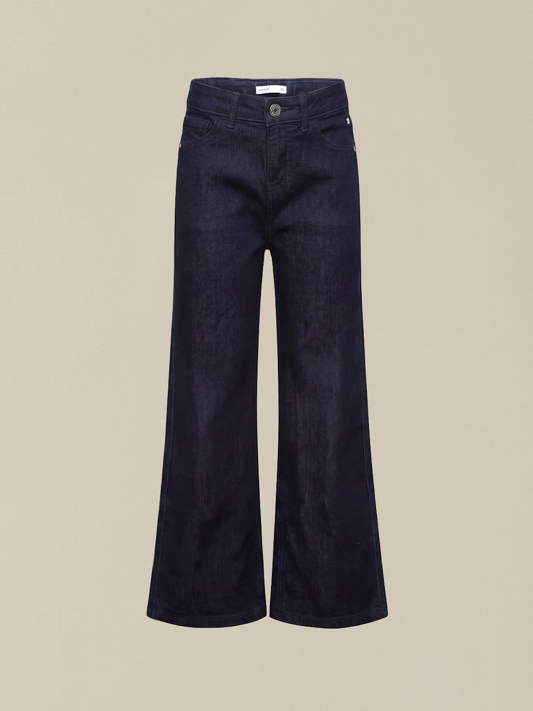 GIRLS Dark Blue Wide Leg Jeans