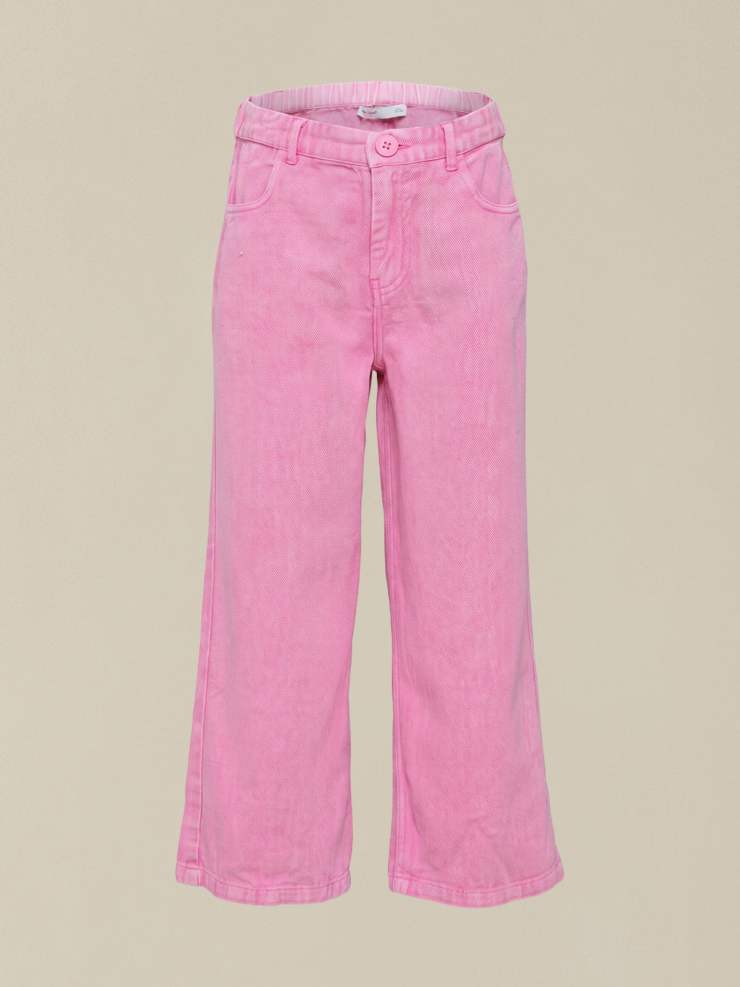 GIRLS Pink Mid Rise Pants