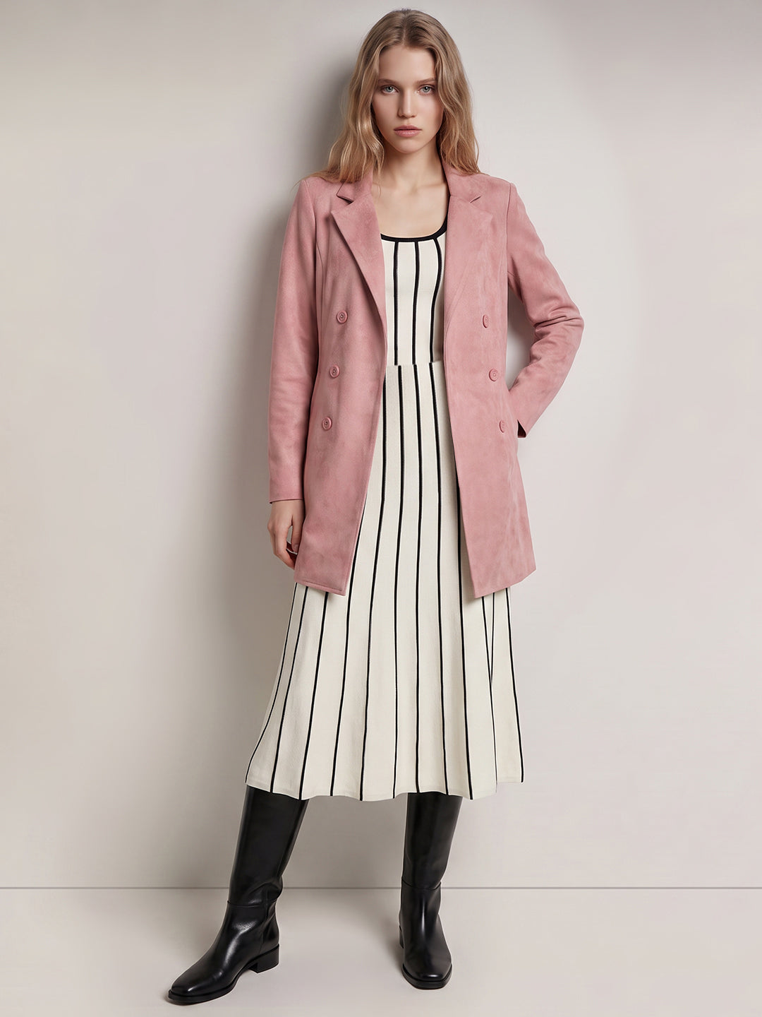 Pink Suede Jacket