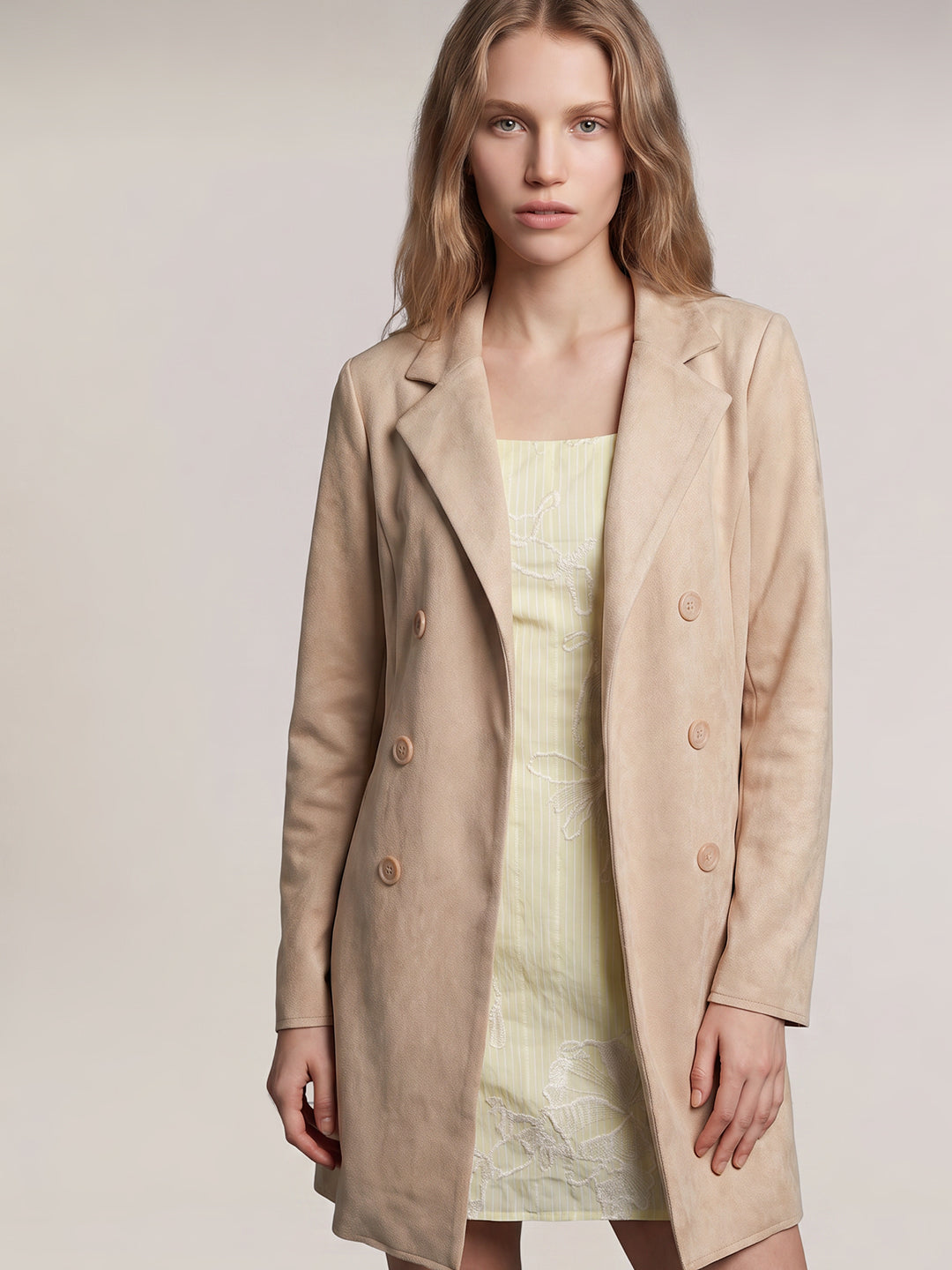 Beige Suede Jacket