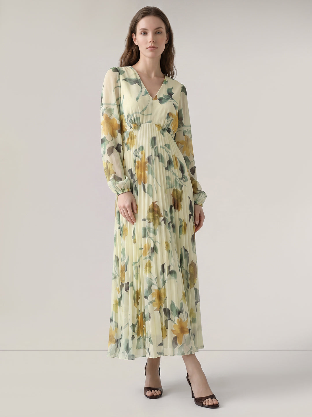 Floral Print Midi Dress