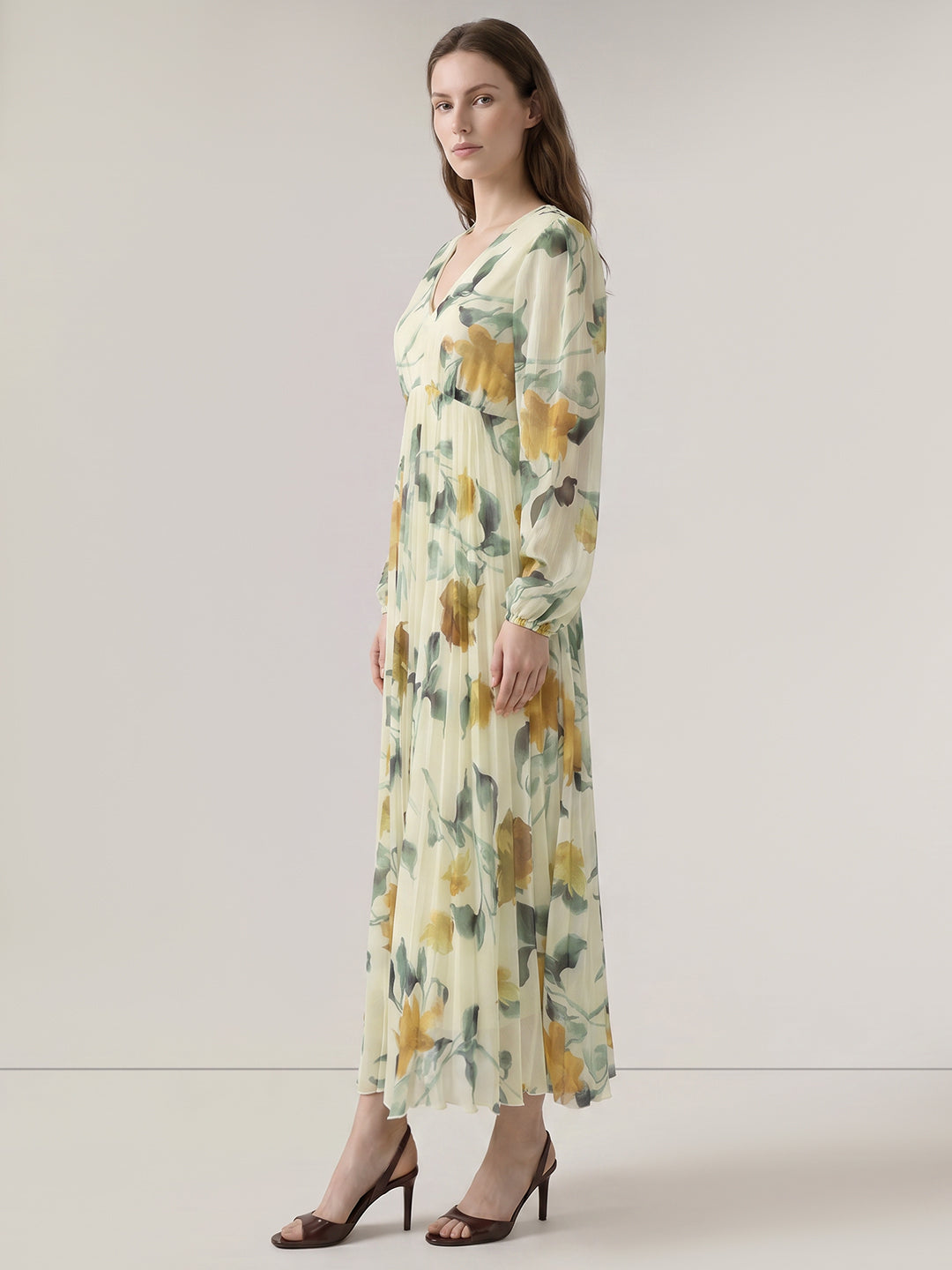 Floral Print Midi Dress