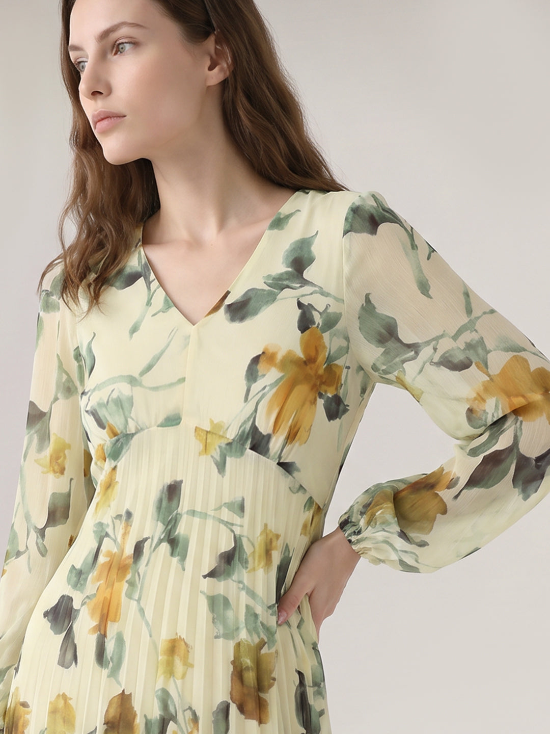 Floral Print Midi Dress
