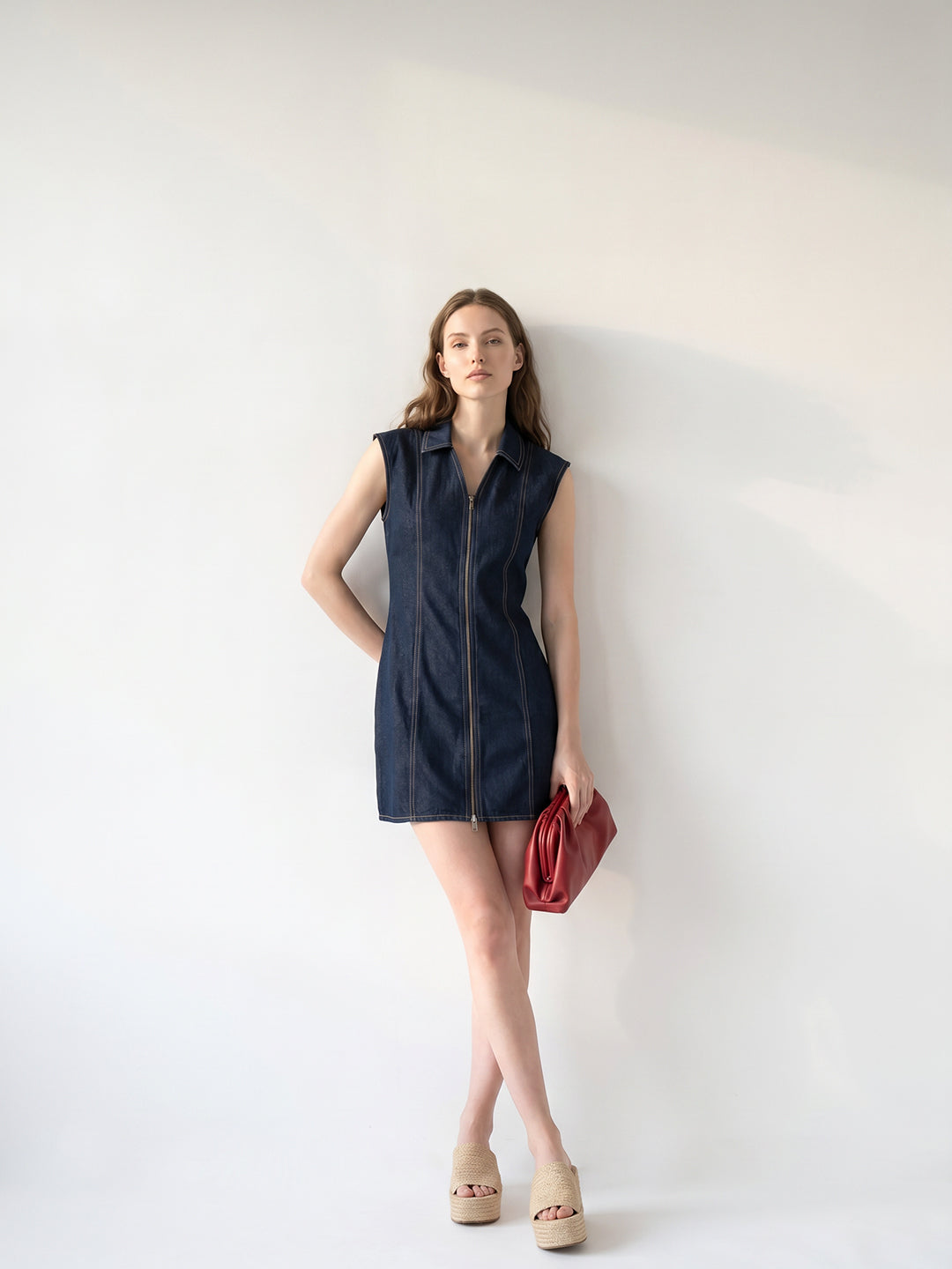 Dark Blue Denim Dress