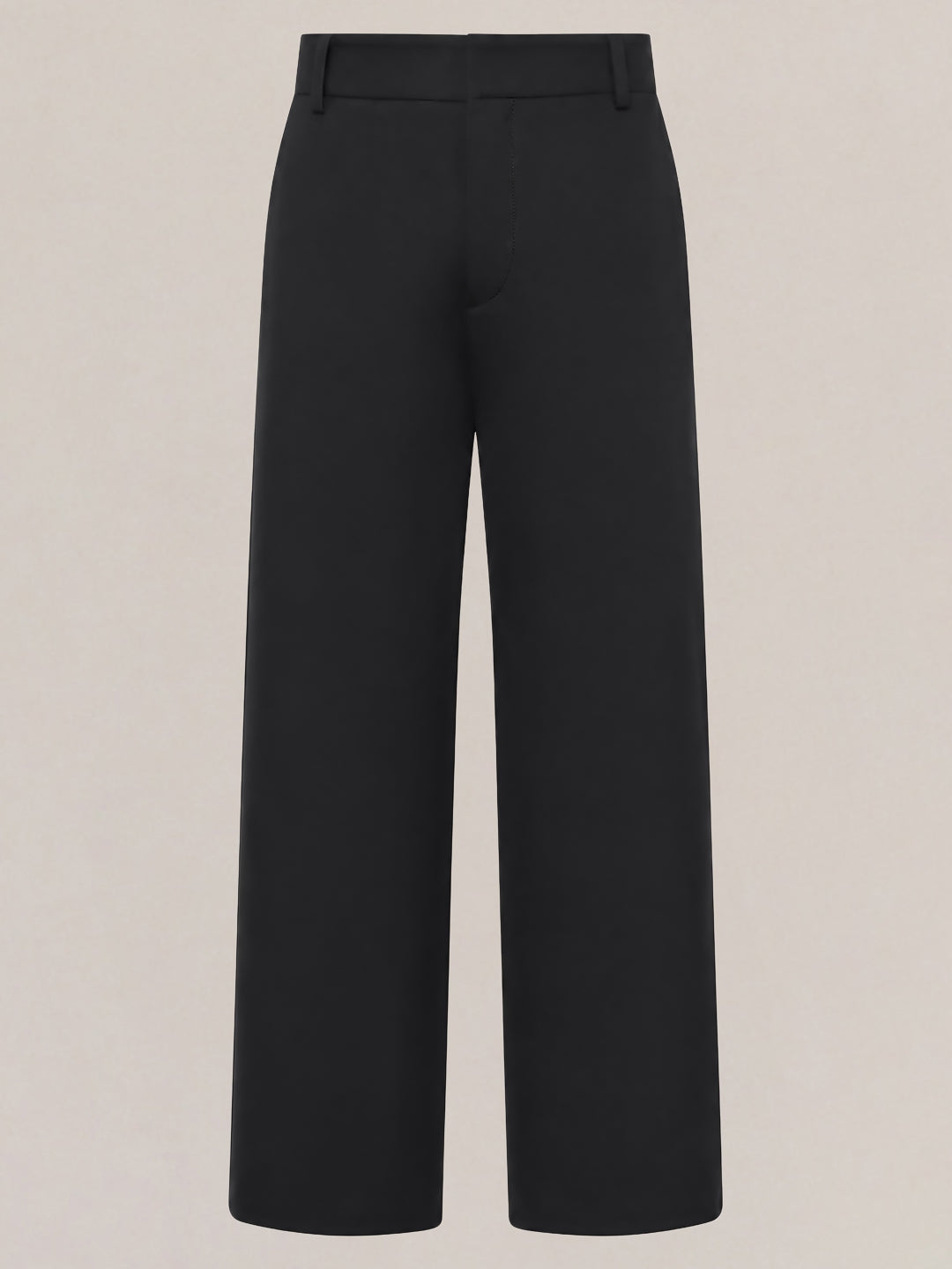 Black High Rise Wide Leg Pants