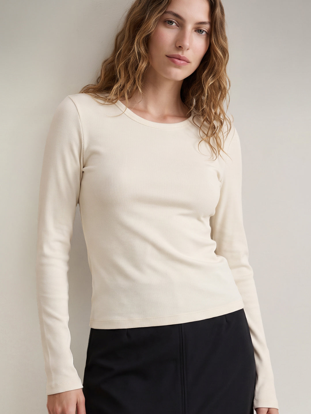 White Full Sleeves Top