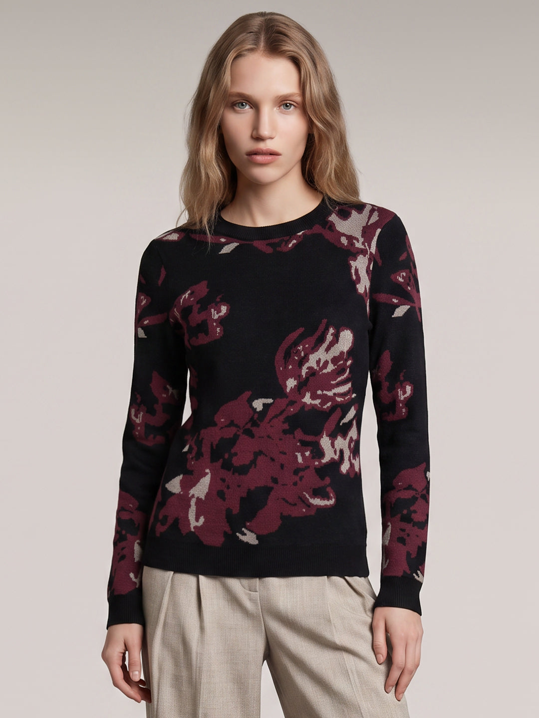 Floral Knit Top