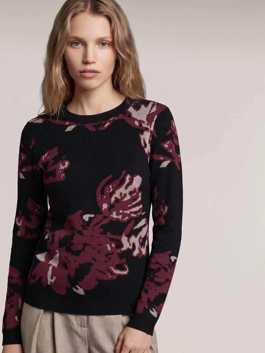 Floral Knit Top