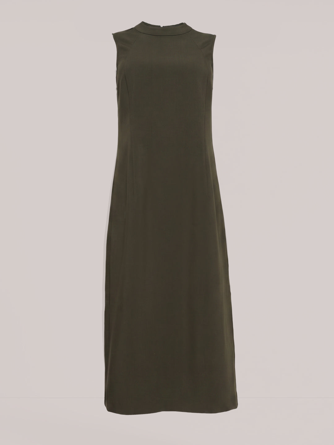 Olive Green Tailored Dress