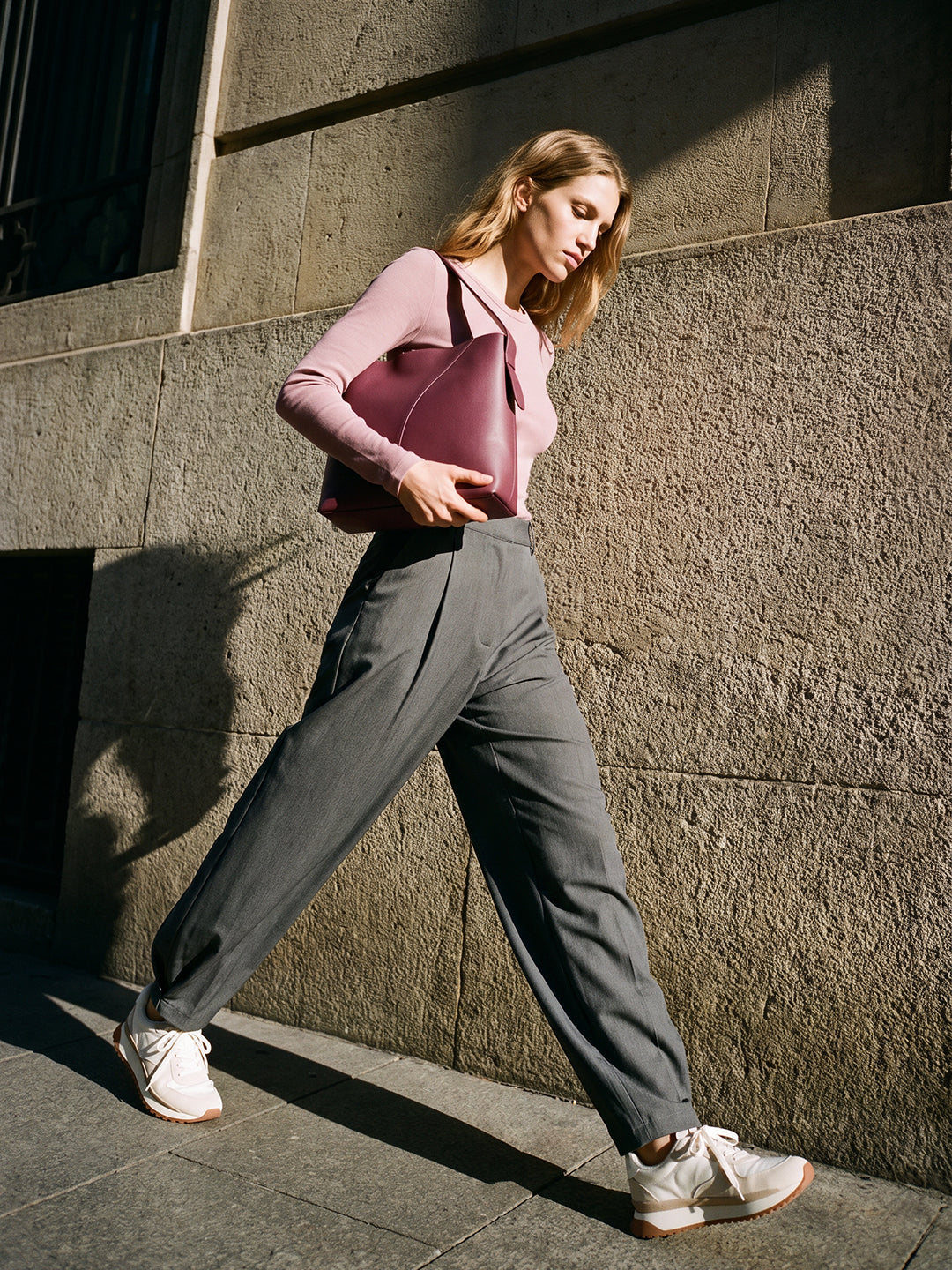 Grey Barrel Fit Pants