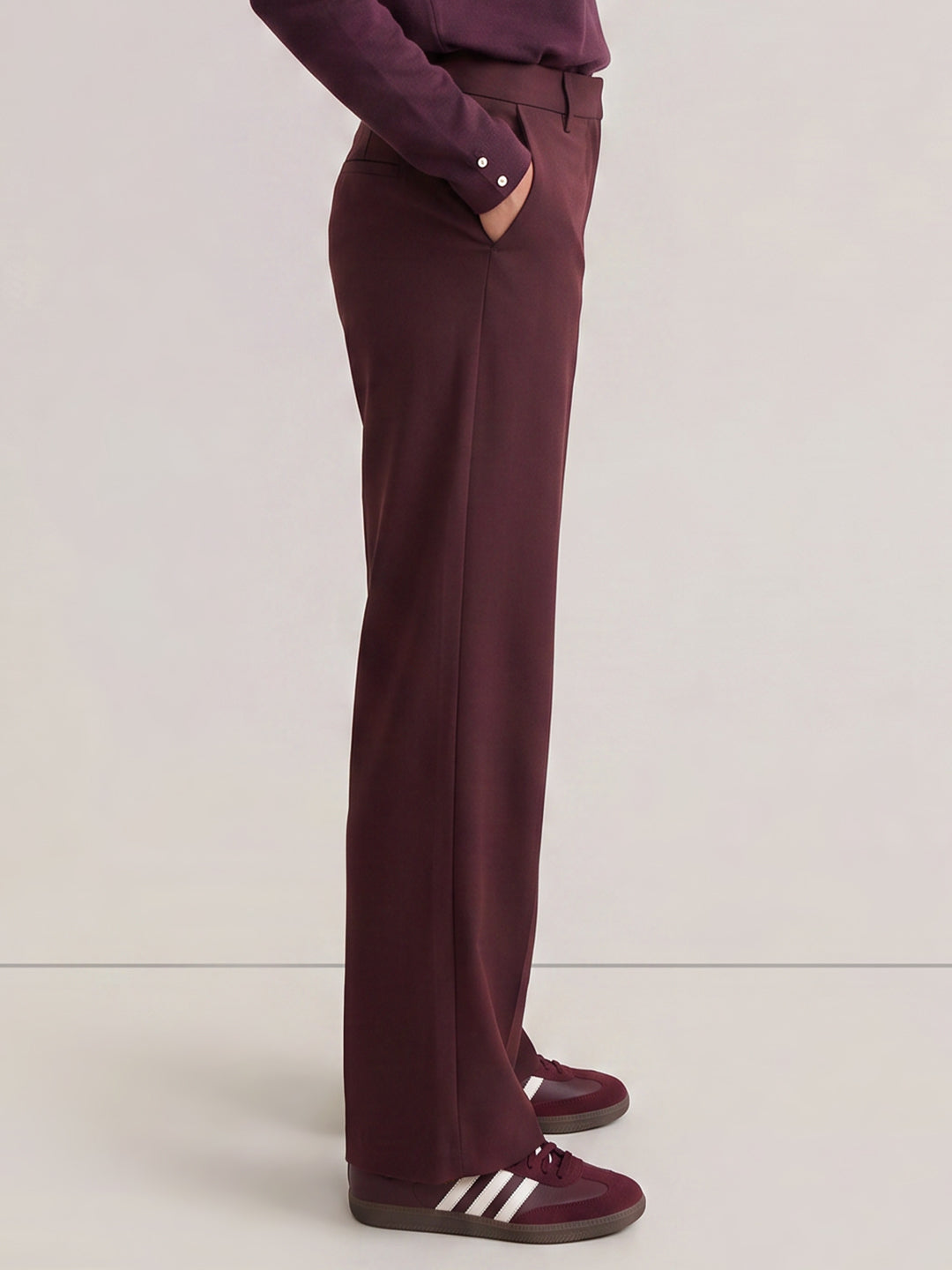 Brown Wide Leg Pants