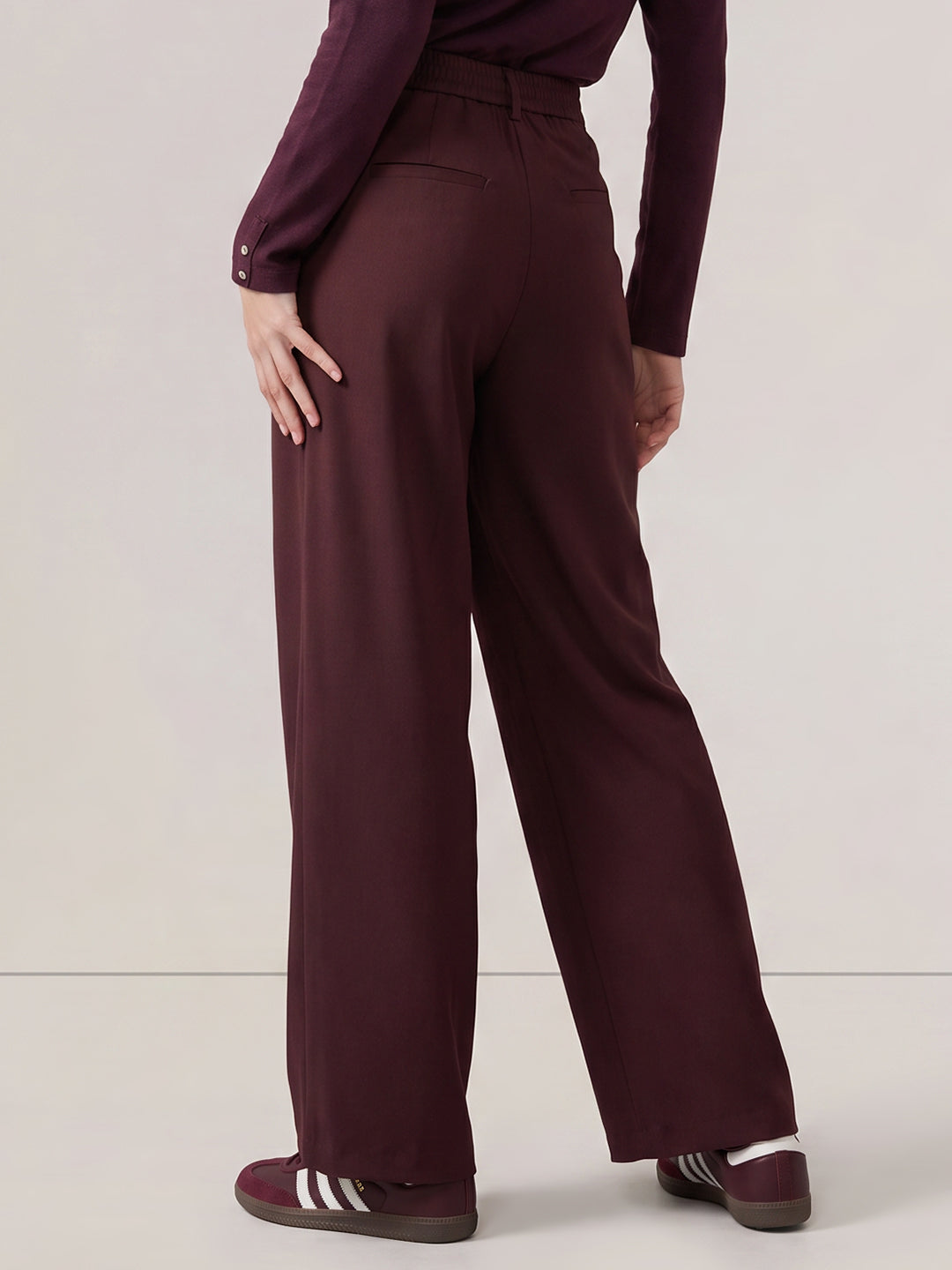 Brown Wide Leg Pants