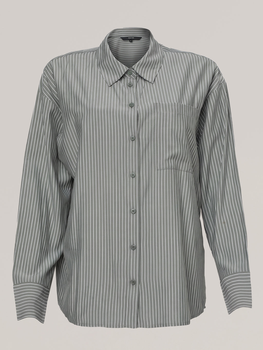 Green Striped Shirt